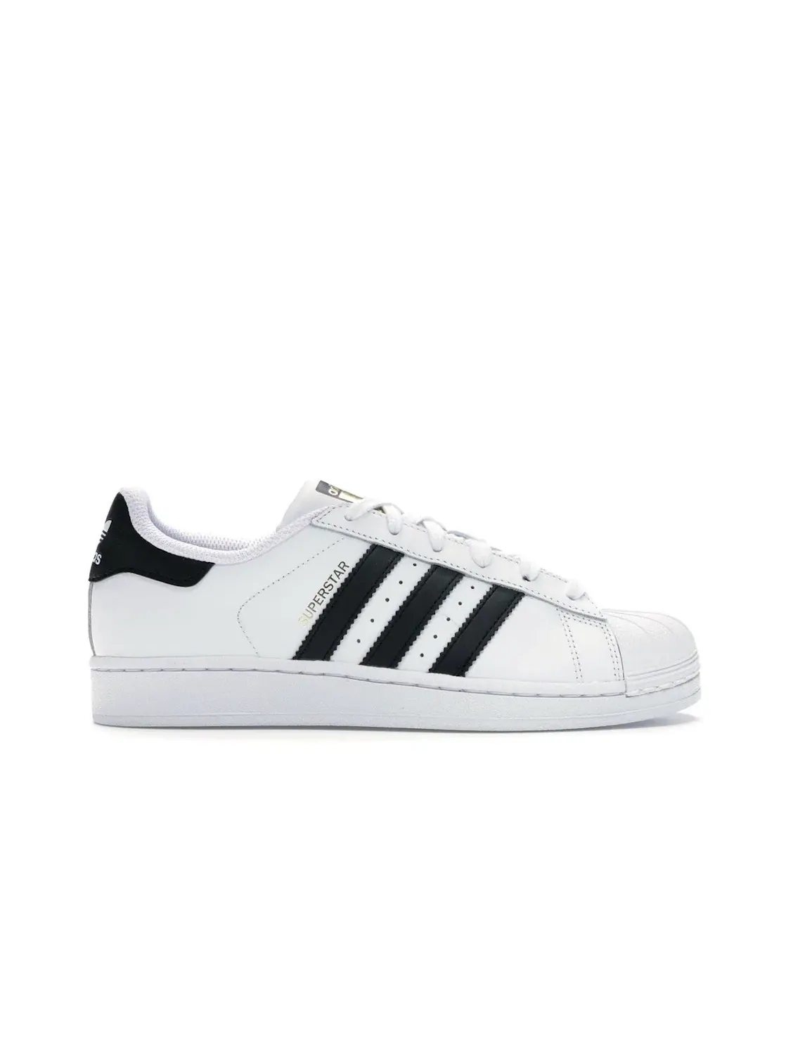 Детские кроссовки Lifestyle с длинным язычком Adidas Superstar — изображение 1 из 4, белый/белый/черный