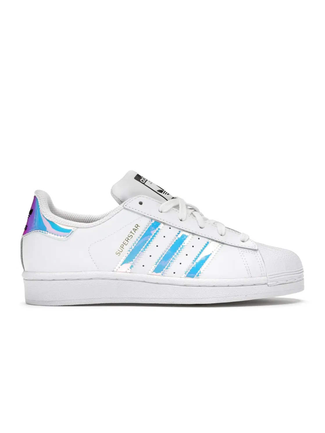Детские кроссовки с перламутровым блеском Adidas Superstar — изображение 1 из 4