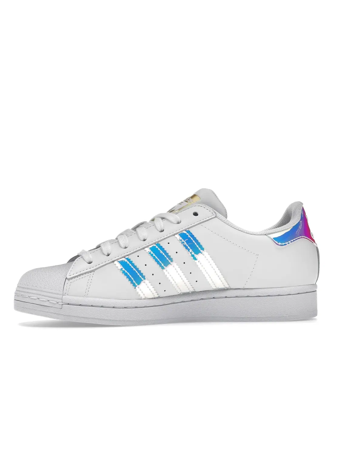 Женские кроссовки с перламутровыми полосками Adidas Superstar — изображение 3 из 4