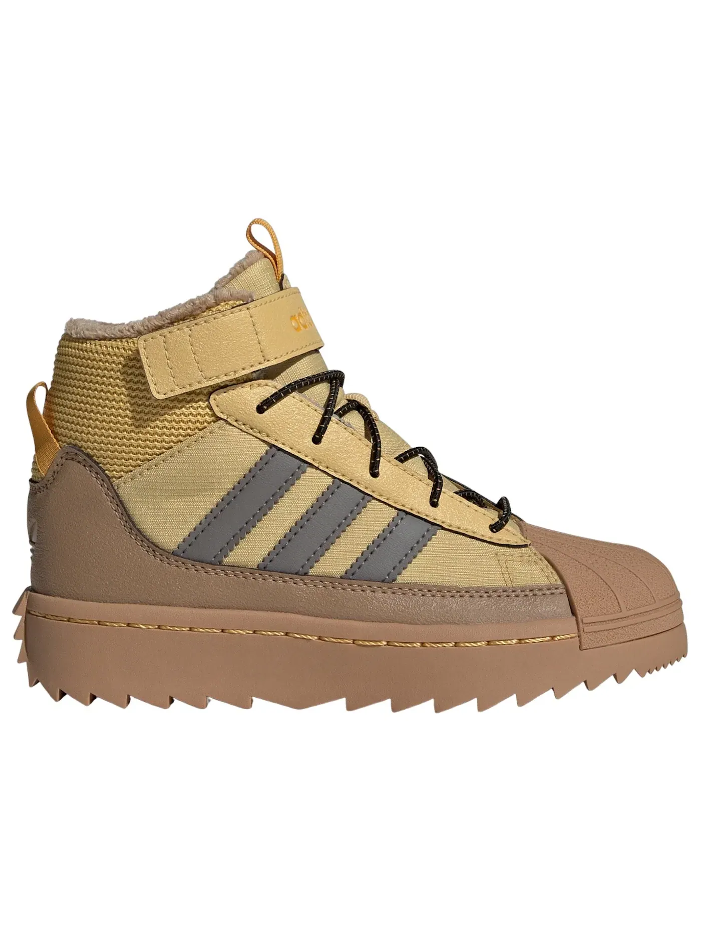 Детские кроссовки Lifestyle с принтом Adidas Superstar Winter Trek Adidas — изображение 1 из 1, темно-серый/черный