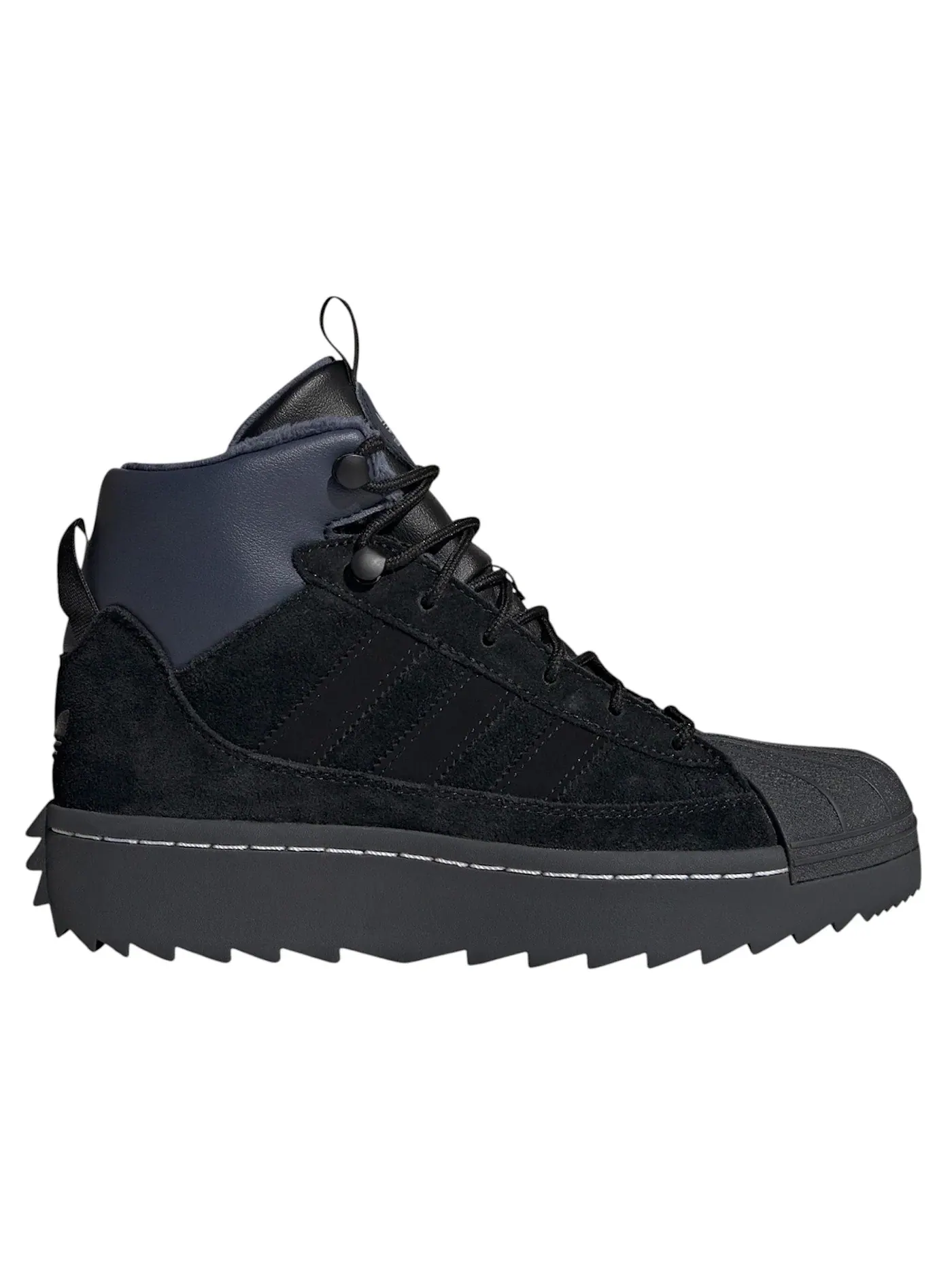 Детские кроссовки Lifestyle с зимней защитой Adidas Superstar Winterized Trek — изображение 1 из 1, черный черный