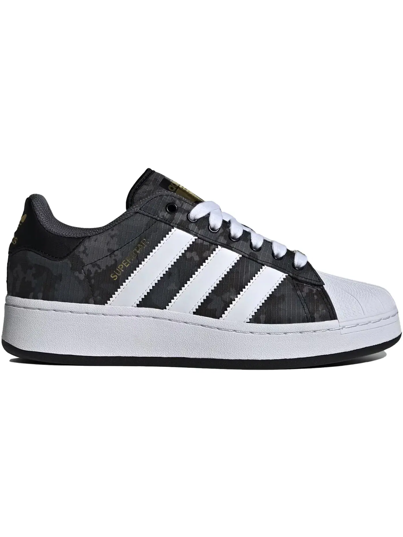 Мужские кроссовки Lifestyle Adidas Superstar XLG — изображение 1 из 1, черный/белый/серый