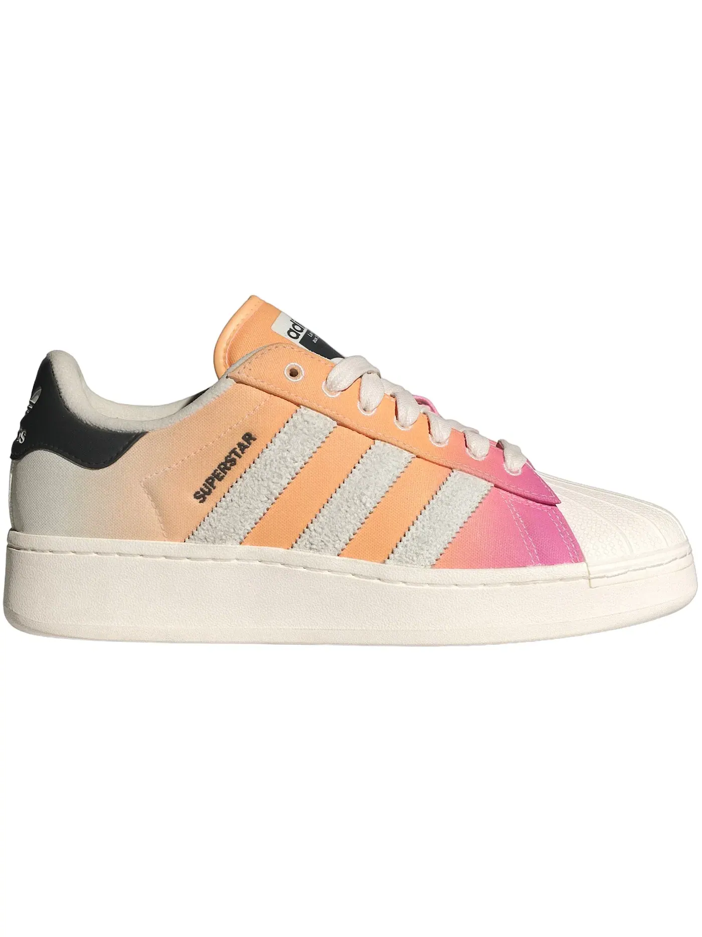 Мужские кроссовки Lifestyle Adidas Superstar XLG — изображение 1 из 1, розовый/оранжевый/белый