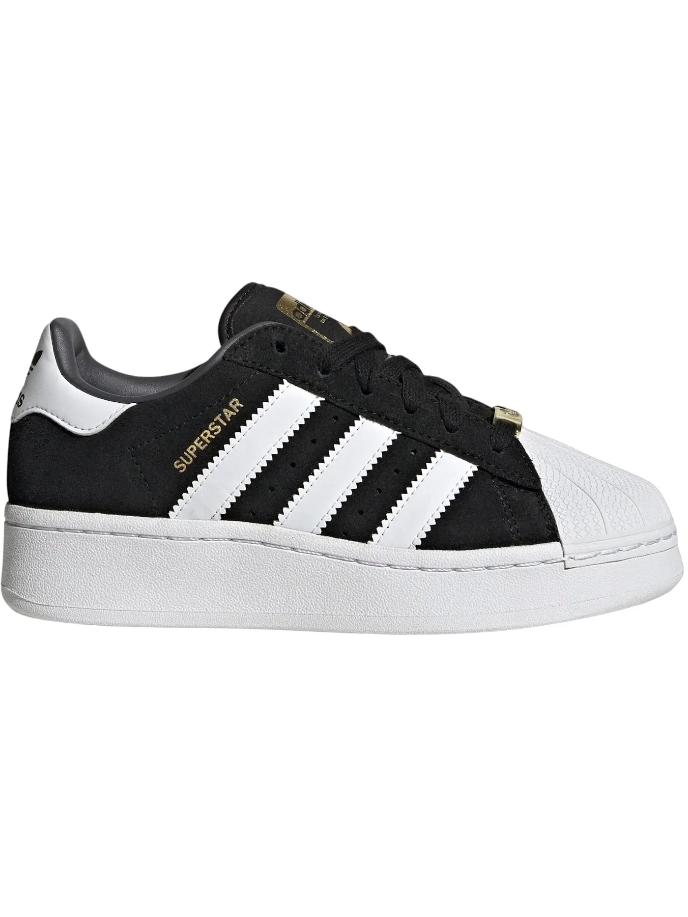 Детские кроссовки Lifestyle Adidas Superstar XLG — изображение 1 из 1, черный/белый/серый