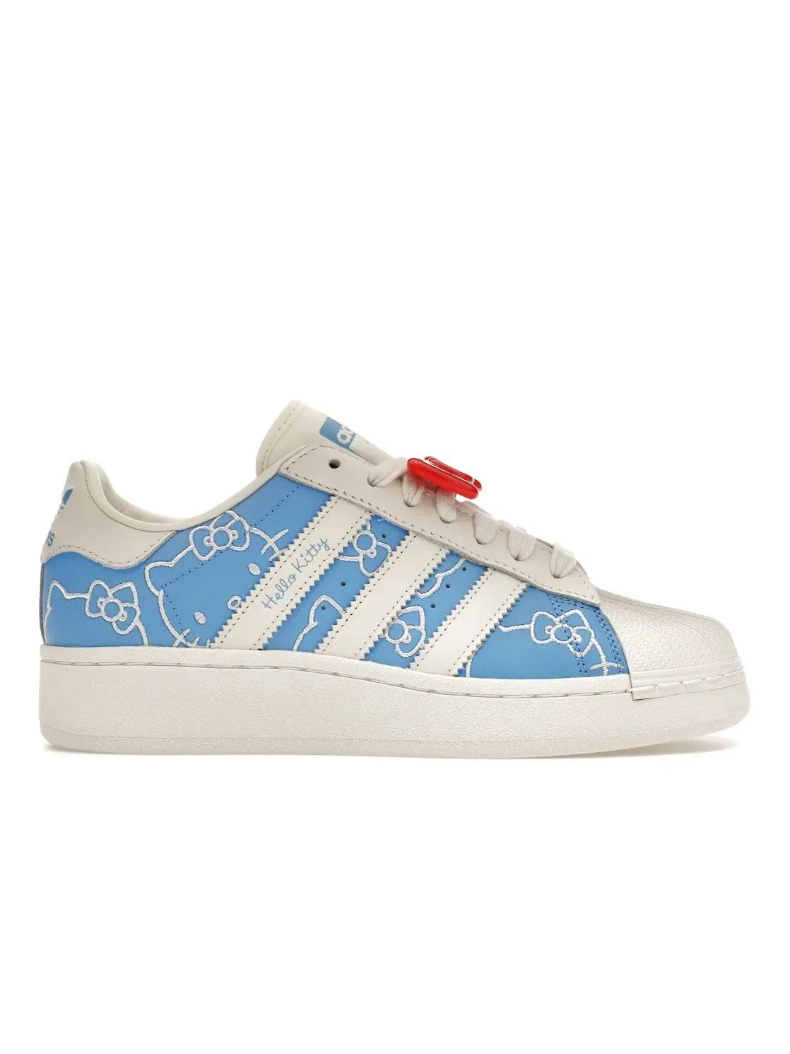 Женские кроссовки lifestyle Adidas Superstar XLG — изображение 1 из 4, синий/белый/красный