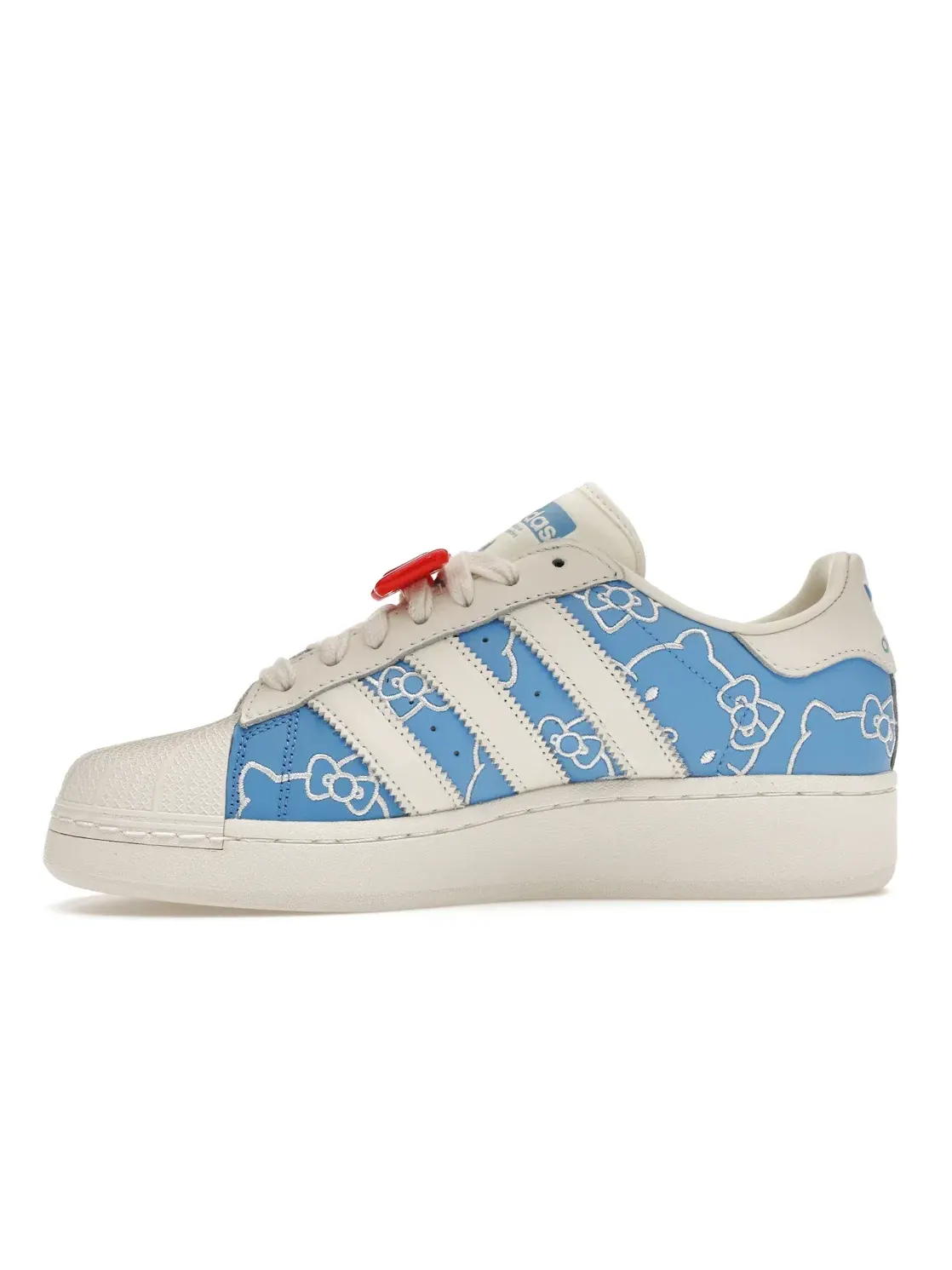 Женские кроссовки lifestyle Adidas Superstar XLG — изображение 3 из 4, синий/белый/красный