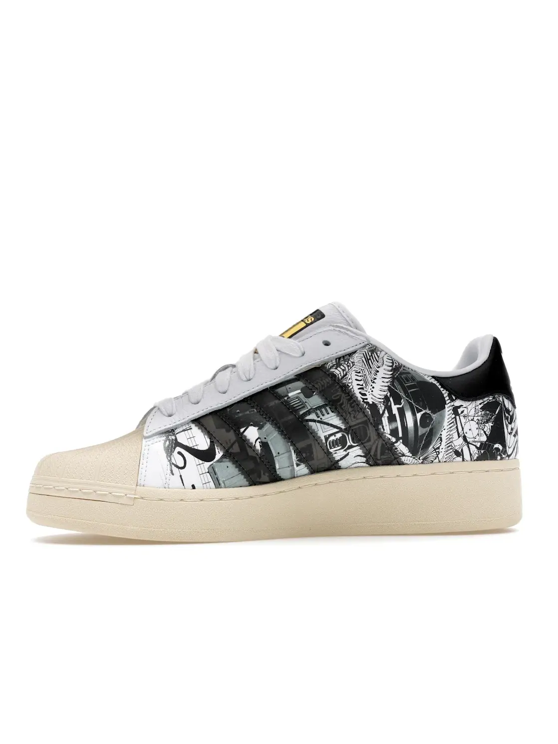 Мужские кроссовки Lifestyle Adidas Superstar XLG Nanzuka Star Wars R2-D2 And C-3PO — изображение 3 из 4