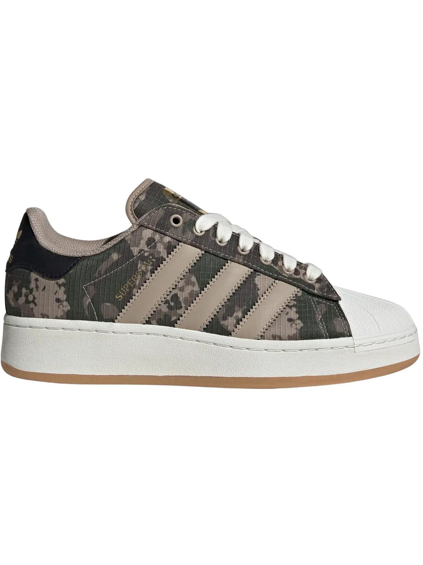 Мужские кроссовки Lifestyle Adidas Superstar XLG — изображение 1 из 1, зеленый