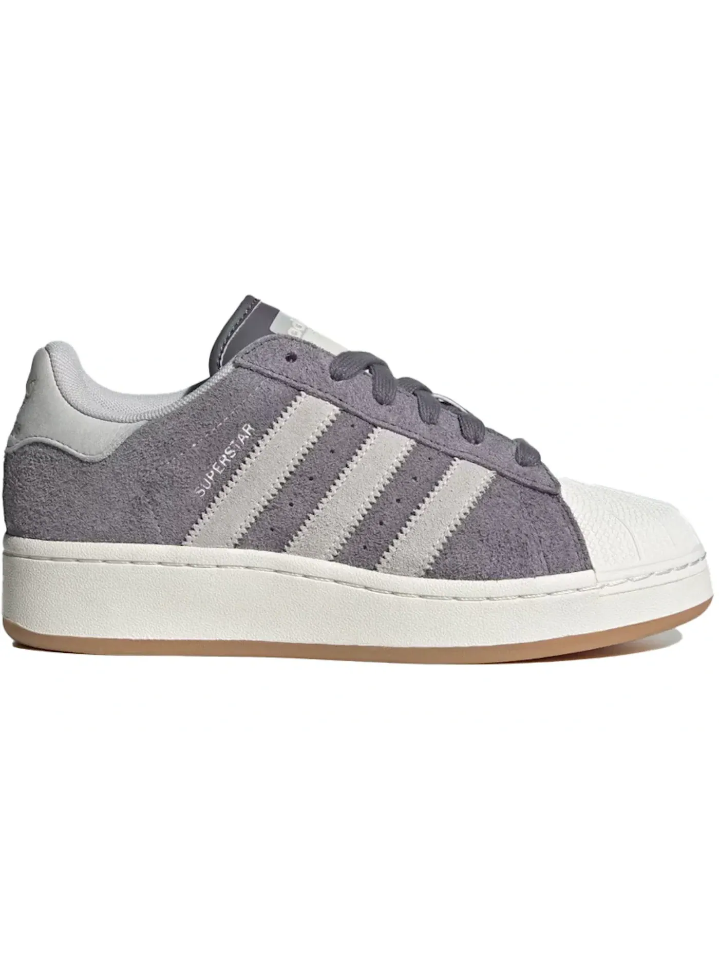 Женские кроссовки Lifestyle Adidas Superstar XLG — изображение 1 из 1, серый/серый/черный