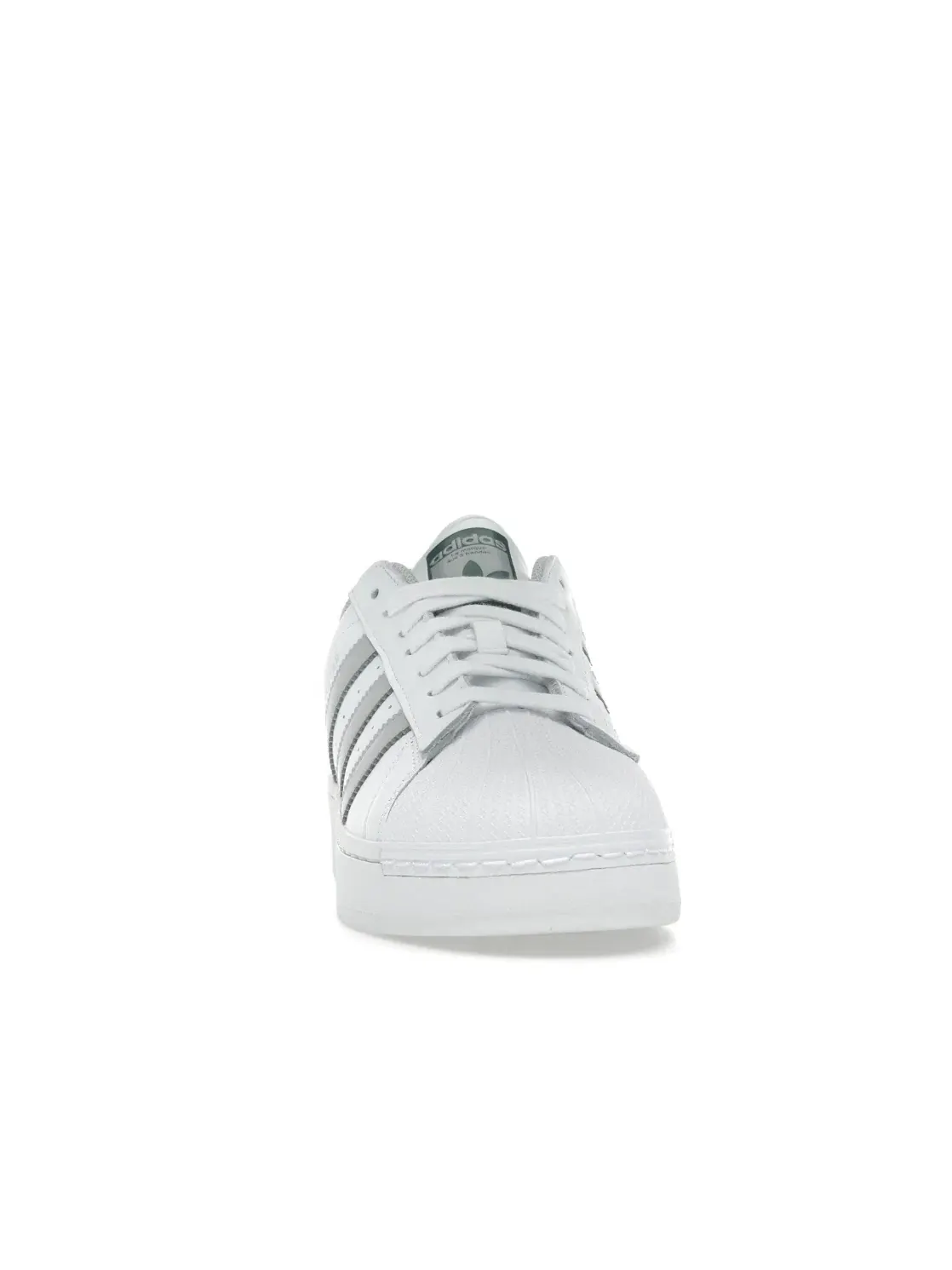 Мужские кроссовки Lifestyle Adidas Superstar XLG — изображение 2 из 4, белый/серый/зеленый