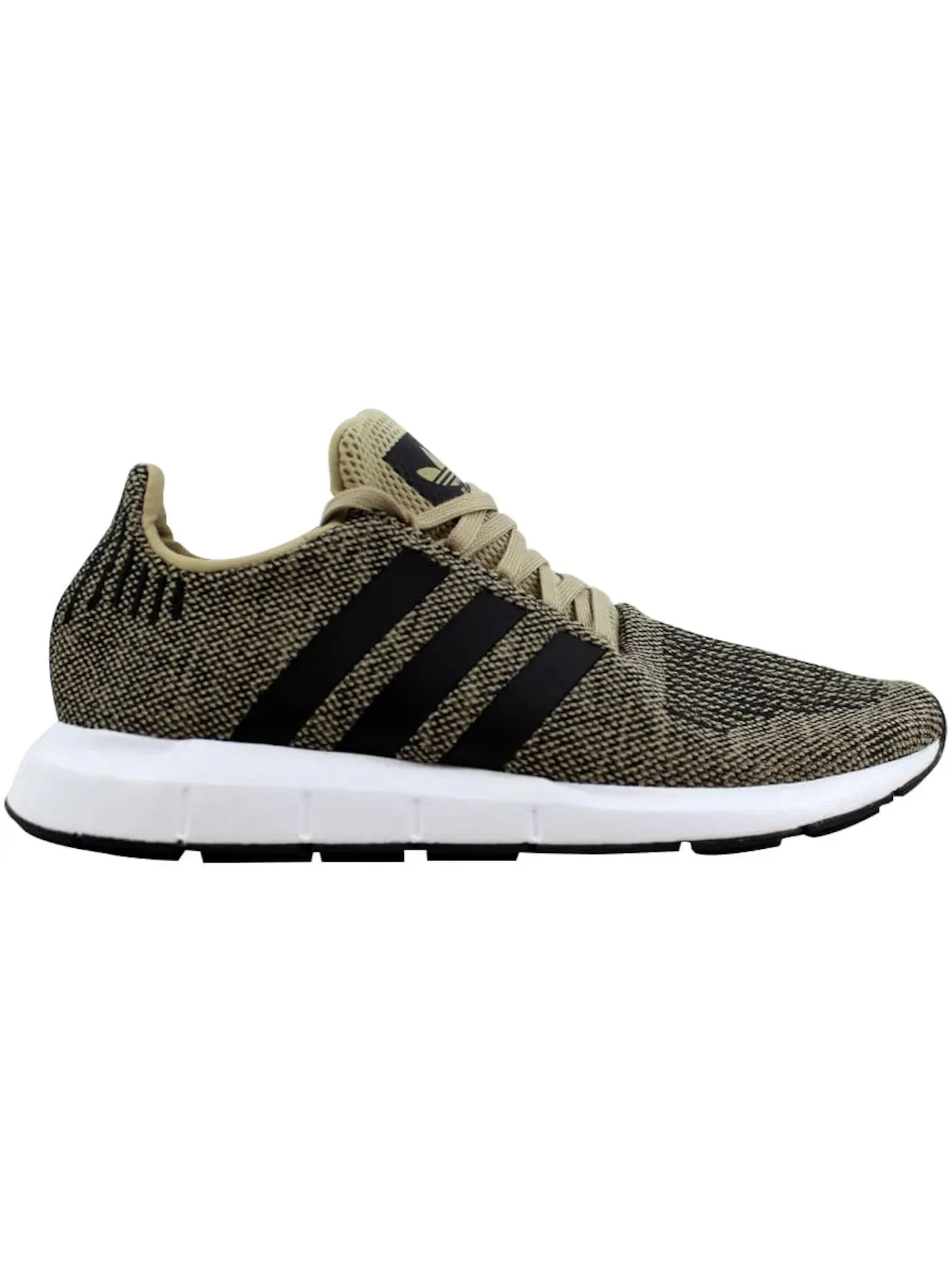 Мужские кроссовки с сетчатым верхом Adidas Swift Run — изображение 1 из 1, золотистый/черный-белый