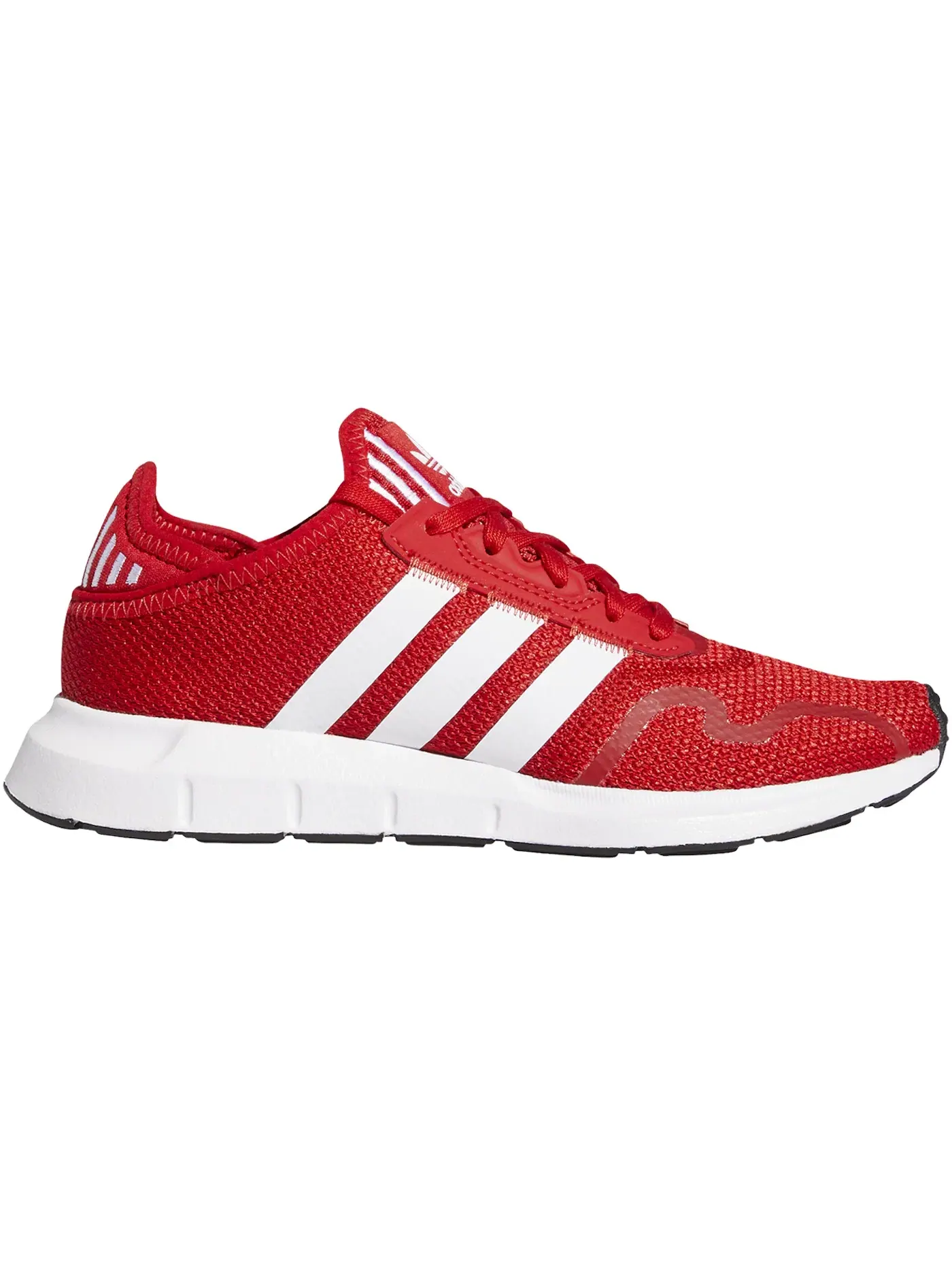 Детские кроссовки для мальчиков повседневные Adidas Swift Run — изображение 1 из 1, белый/черный
