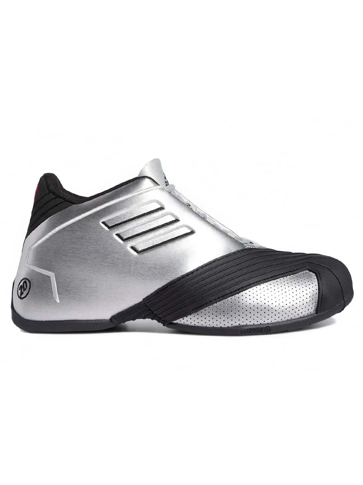 Мужские кроссовки с принтом Adidas T-Mac 1 — изображение 1 из 1, серебристый черный
