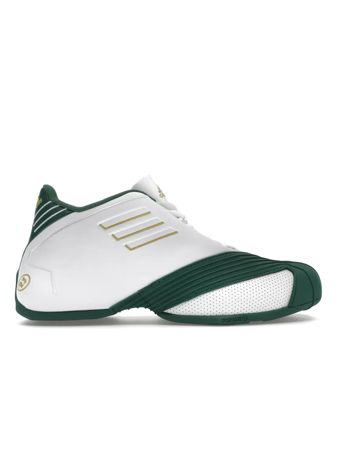 Мужские кроссовки для баскетбола Adidas T-Mac 1 — изображение 1 из 4, белый/зеленый-золотистый