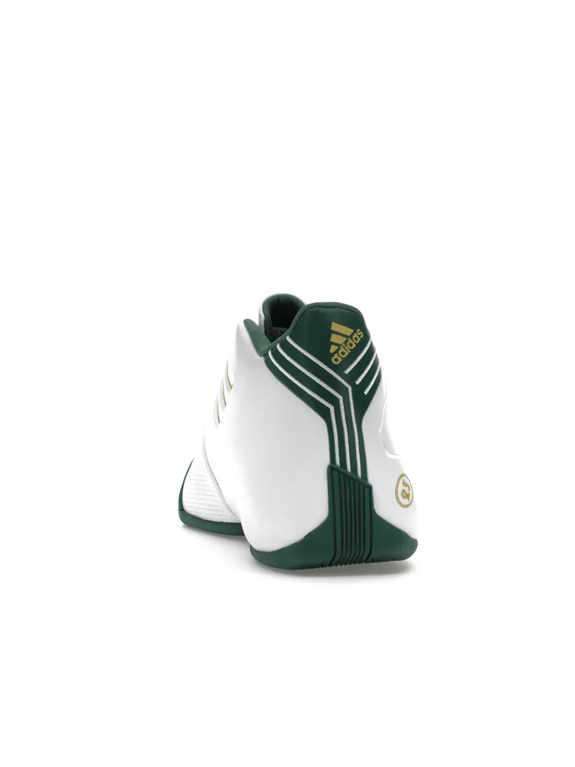 Мужские кроссовки для баскетбола Adidas T-Mac 1 — изображение 4 из 4, белый/зеленый-золотистый