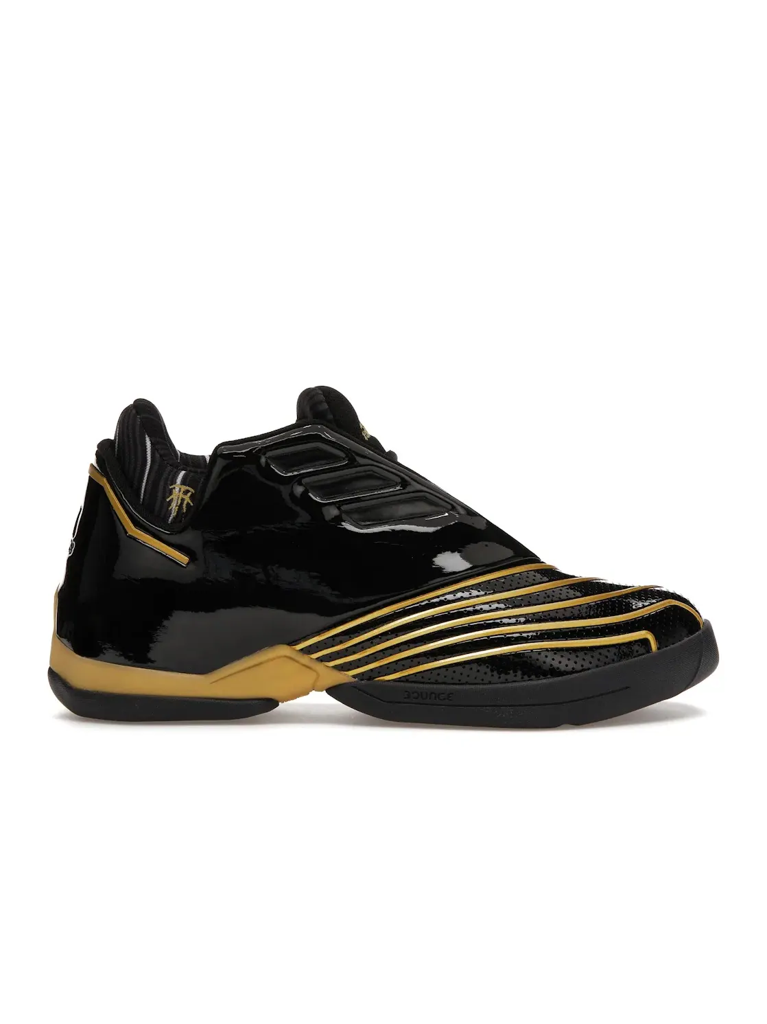 Мужские кроссовки баскетбольные Adidas T-Mac 2 Restomod — изображение 1 из 4, черный/золотистый