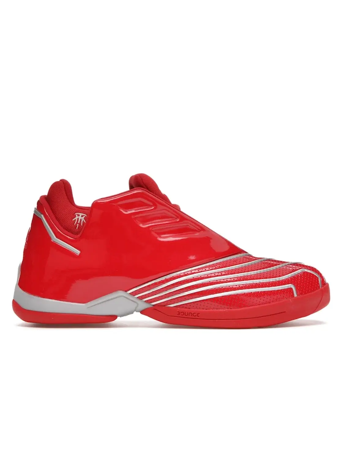Мужские кроссовки для баскетбола с высоким берцем Adidas T-Mac 2.0 Restomod Evo — изображение 1 из 4, серебристый металлик