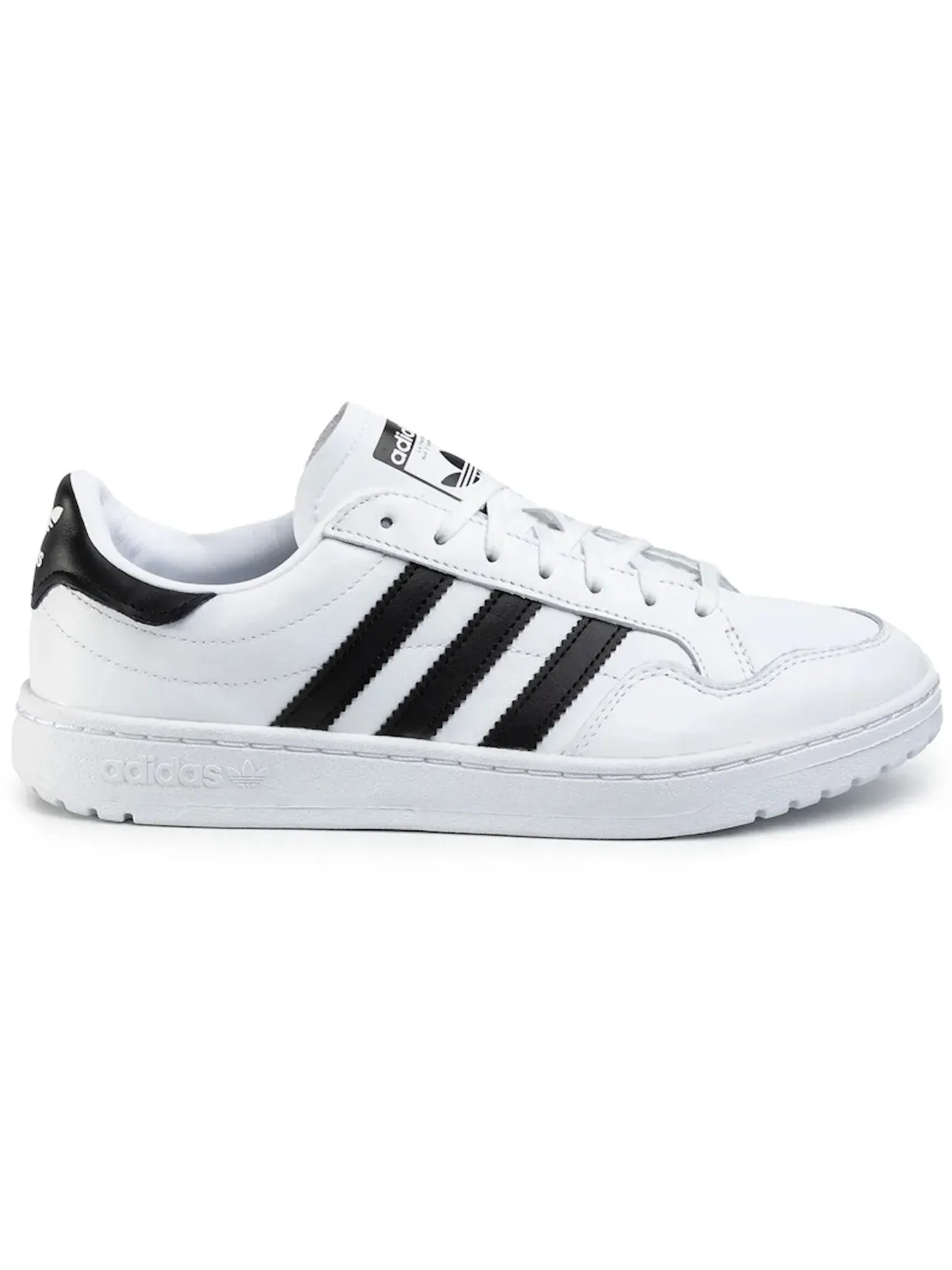 Мужские кроссовки с длинным шнурком Adidas Team Court — изображение 1 из 1, белый черный белый