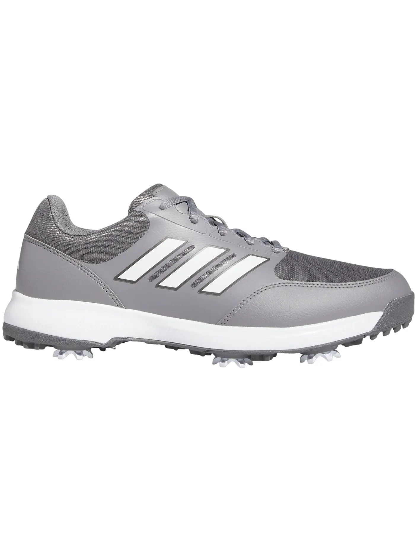 Мужские кроссовки для гольфа с технологией Tech Response 3.0 Adidas — изображение 1 из 1, серый белый серый