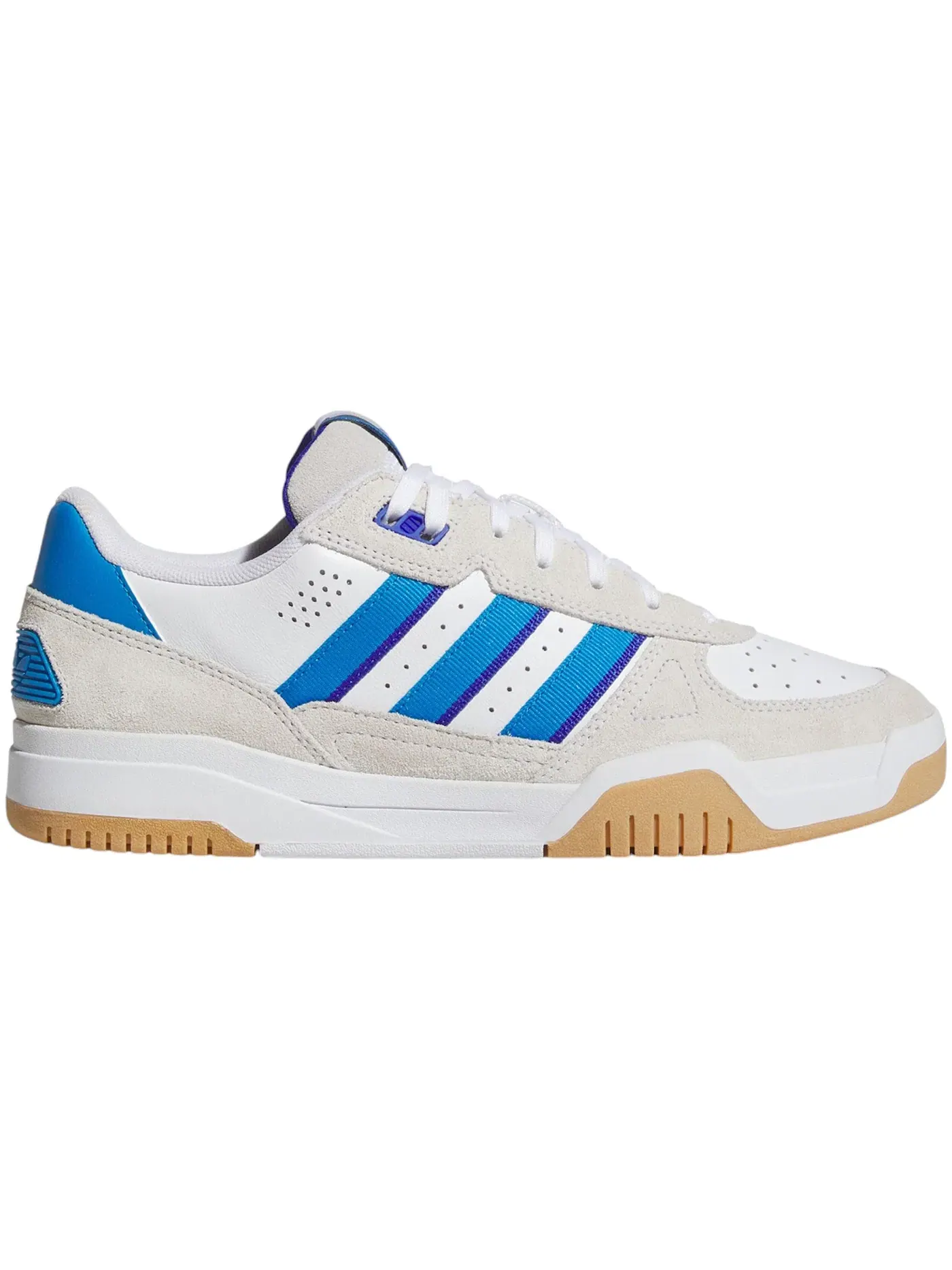 Мужские кроссовки белые Adidas — изображение 1 из 1, белый/яркий синий/синий