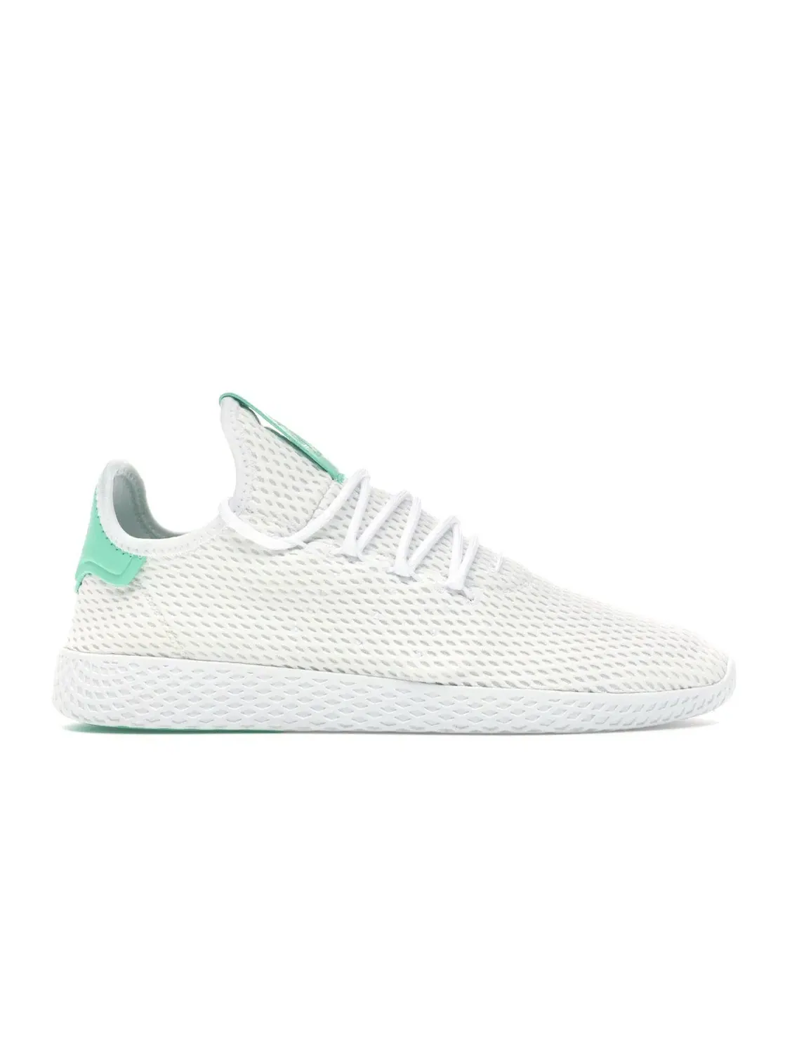 Мужские кроссовки с принтом Adidas Tennis Hu Adidas — изображение 1 из 4, белый/белый/зеленый