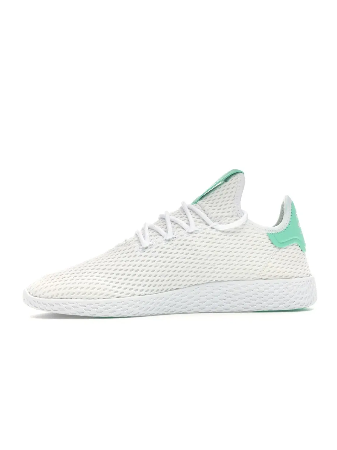 Мужские кроссовки с принтом Adidas Tennis Hu Adidas — изображение 3 из 4, белый/белый/зеленый