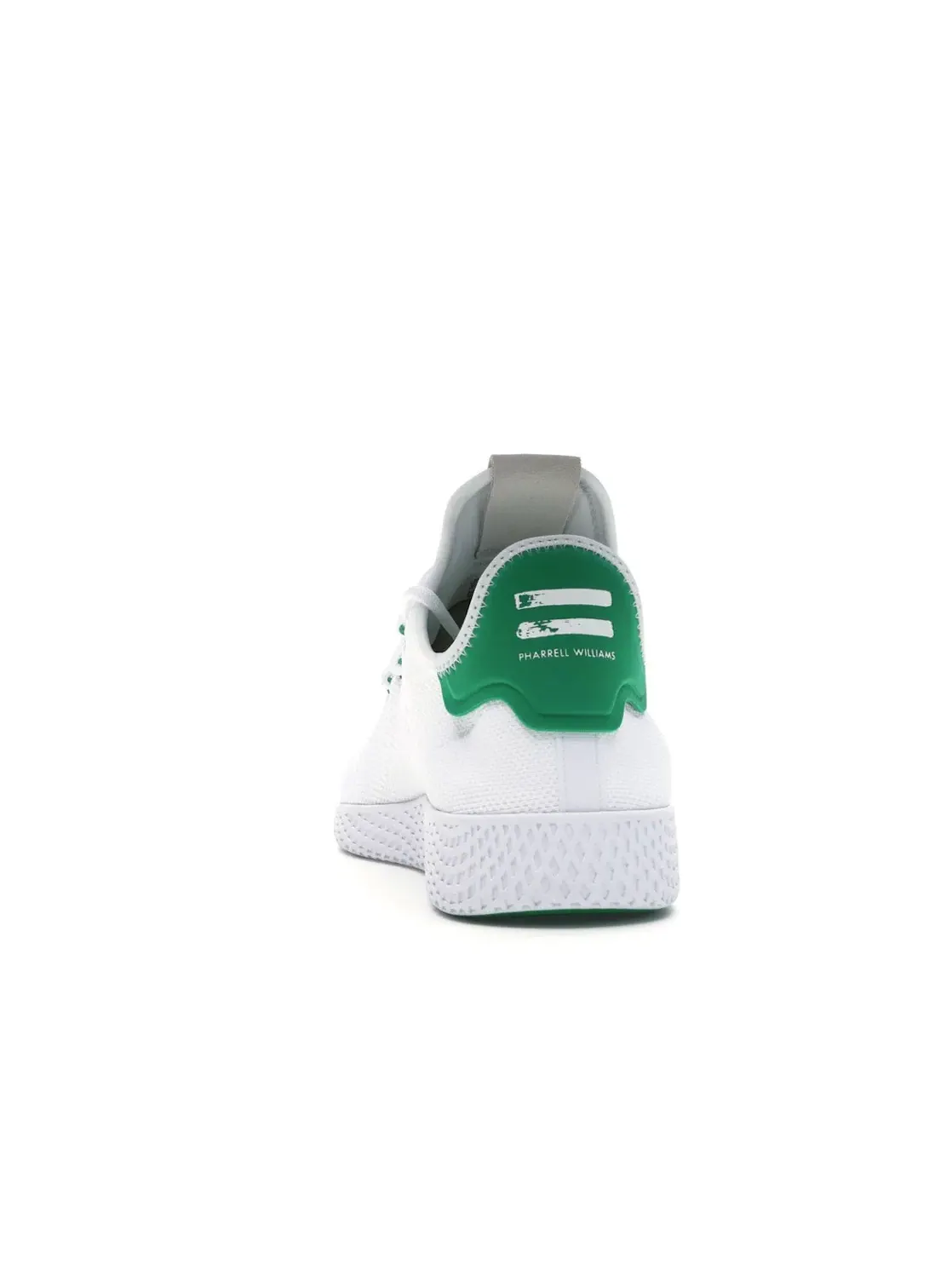 Мужские кроссовки с верхом Primeknit Adidas Tennis HU Pharrell — изображение 4 из 4, белый/зеленый