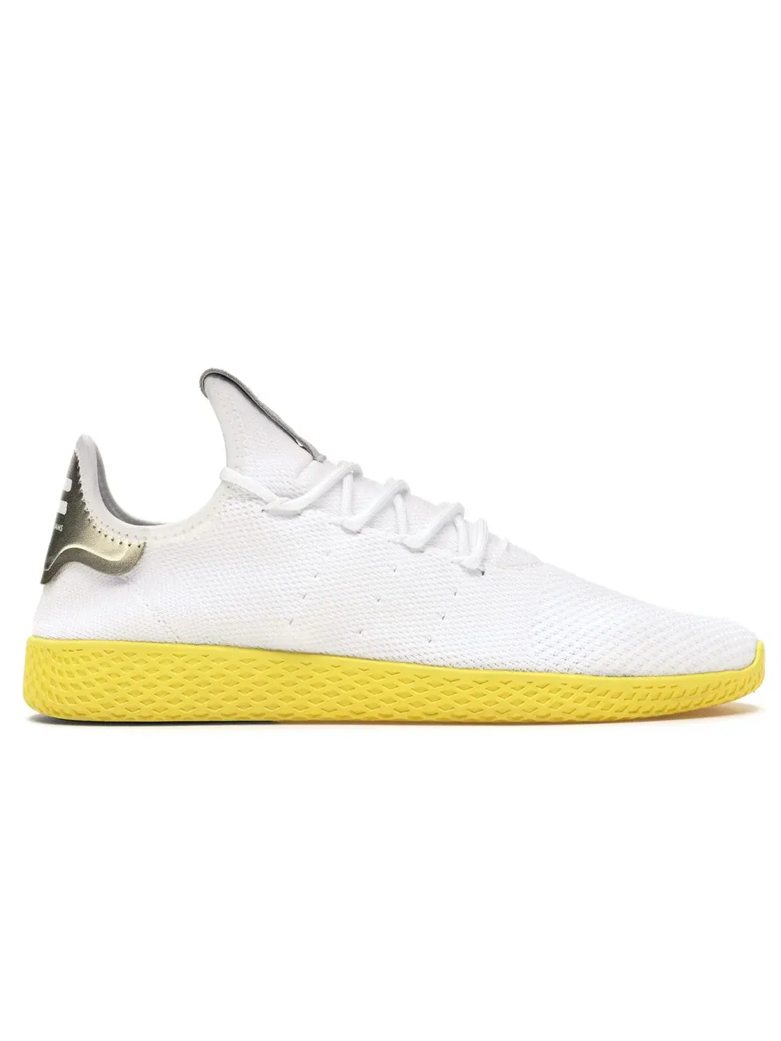 Мужские кроссовки с принтом Adidas Tennis HU Adidas — изображение 1 из 4, белый/желтый