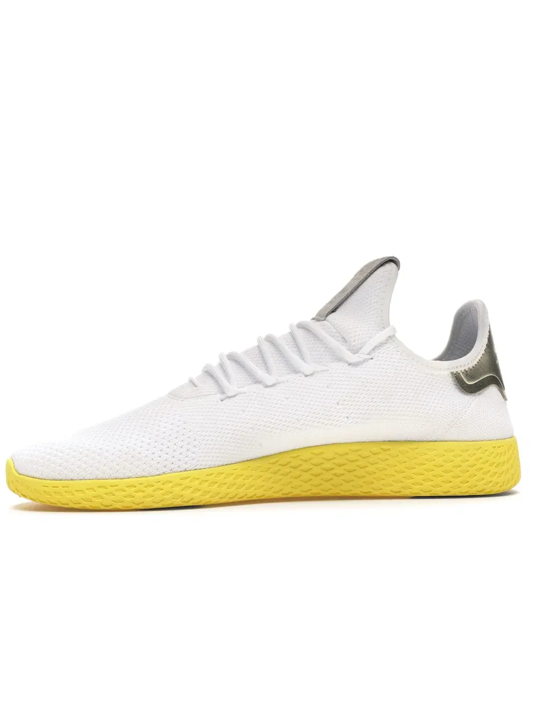 Мужские кроссовки с принтом Adidas Tennis HU Adidas — изображение 3 из 4, белый/желтый