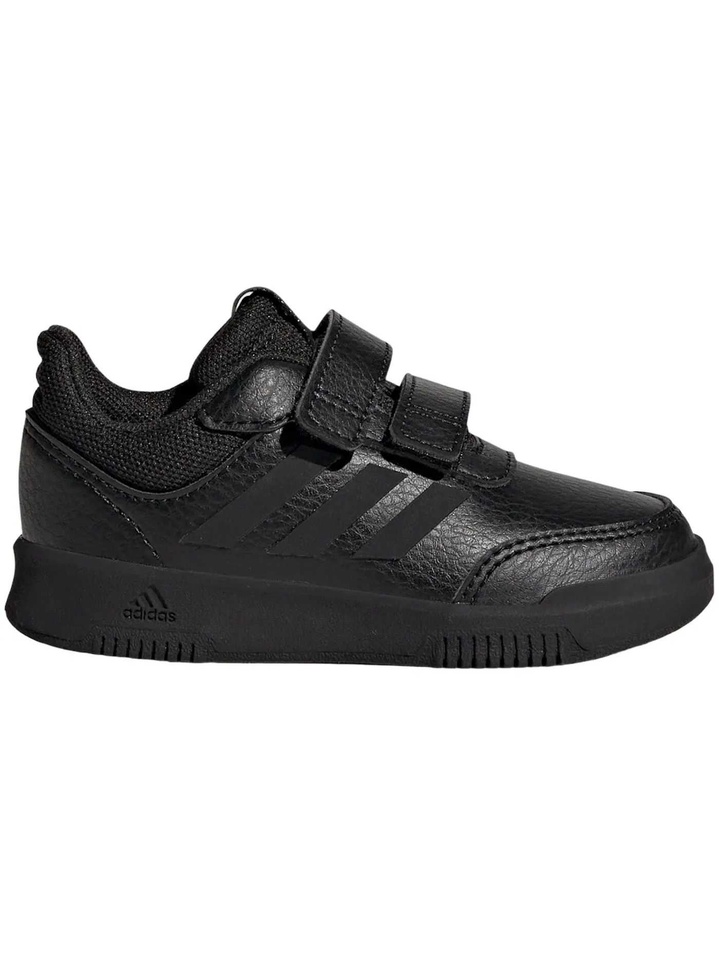 Детские кроссовки с принтом Adidas Tensaur Hook And Loop Adidas — изображение 1 из 1, черный/черный/серый