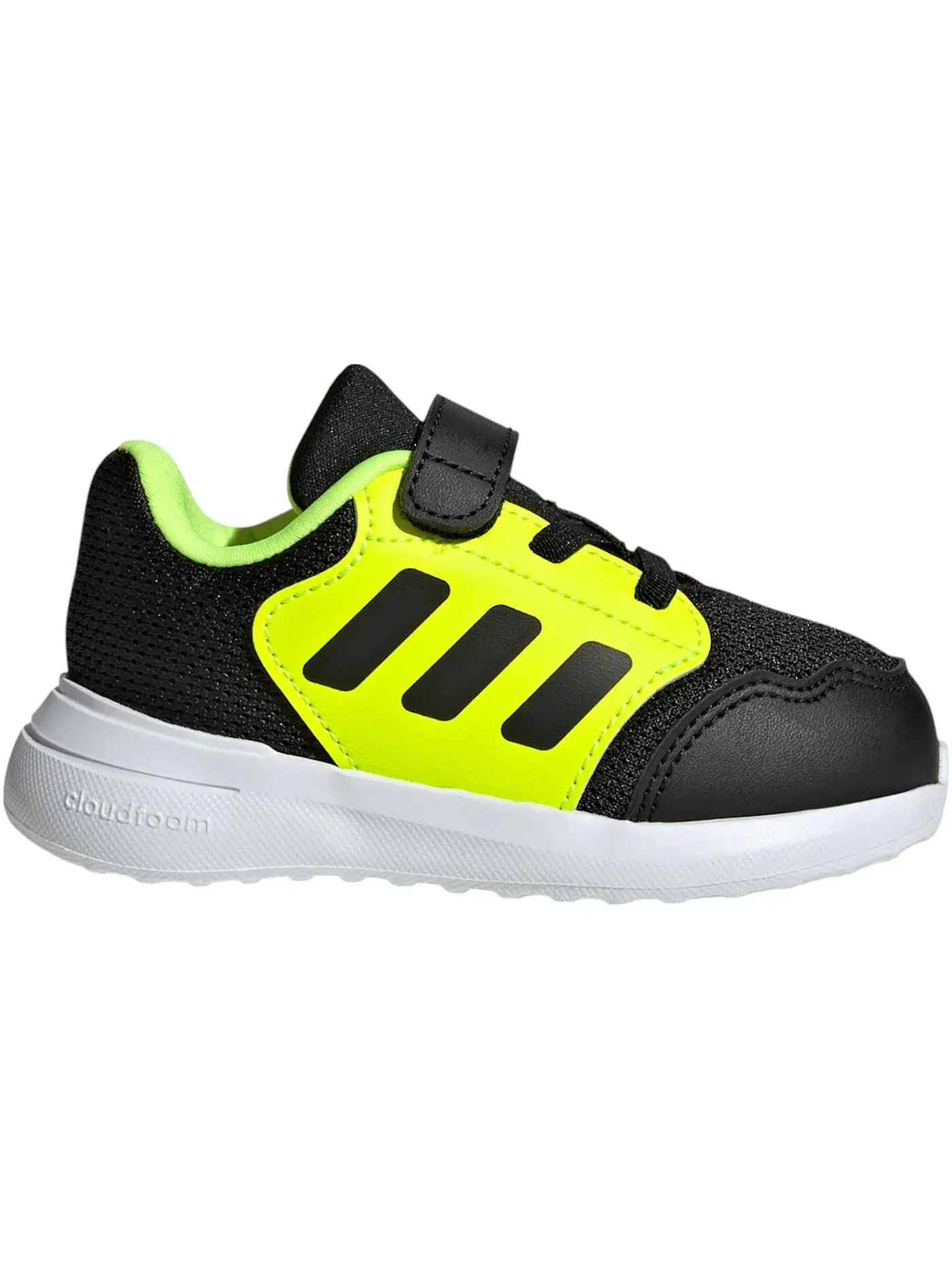 Детские кроссовки с застежкой-липучкой Adidas Tensaur Run 3.0 — изображение 1 из 1, черный/черный