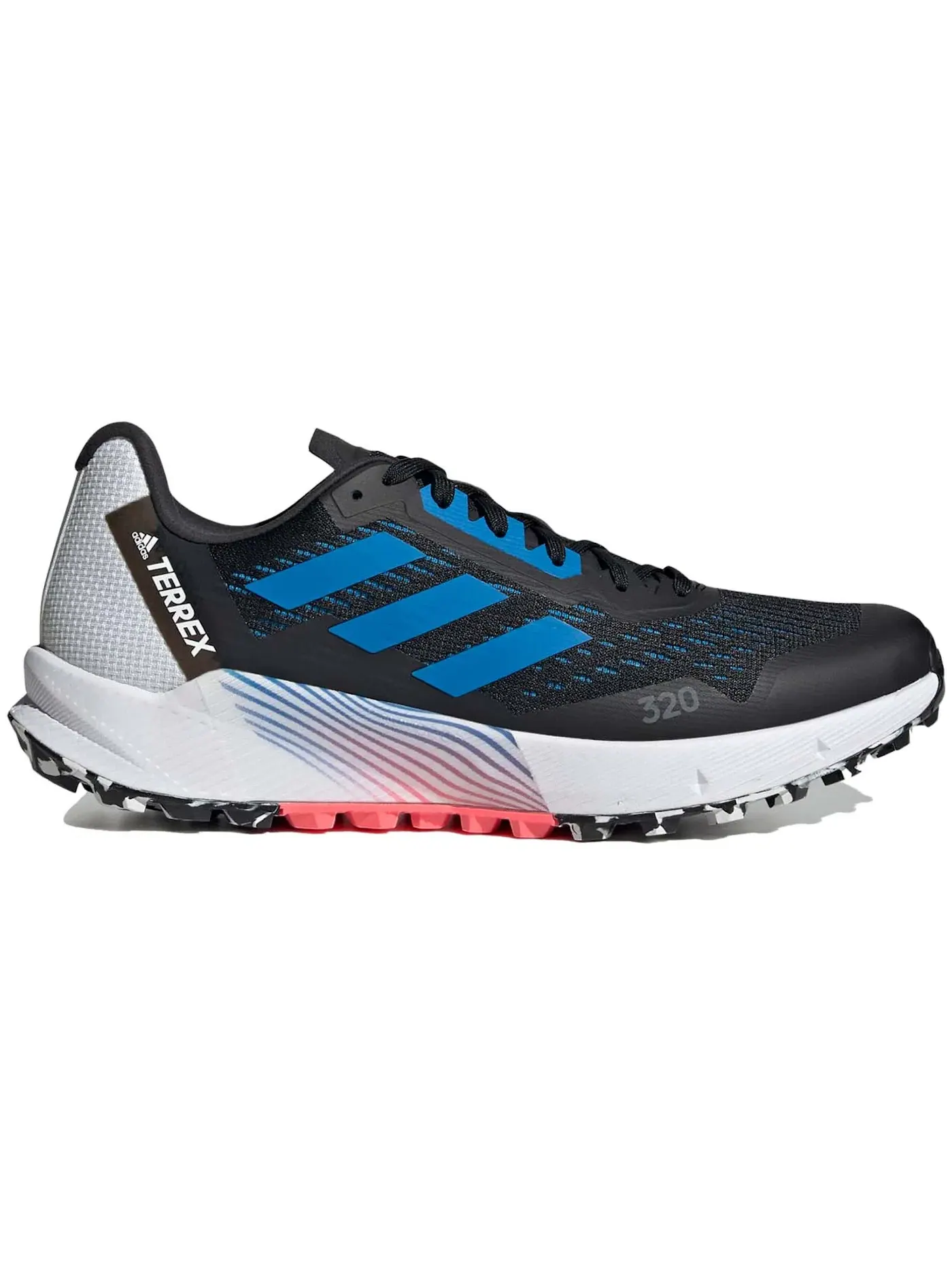 Мужские кроссовки для бега Adidas Terrex Agravic Flow 2 — изображение 1 из 1, черный/синий