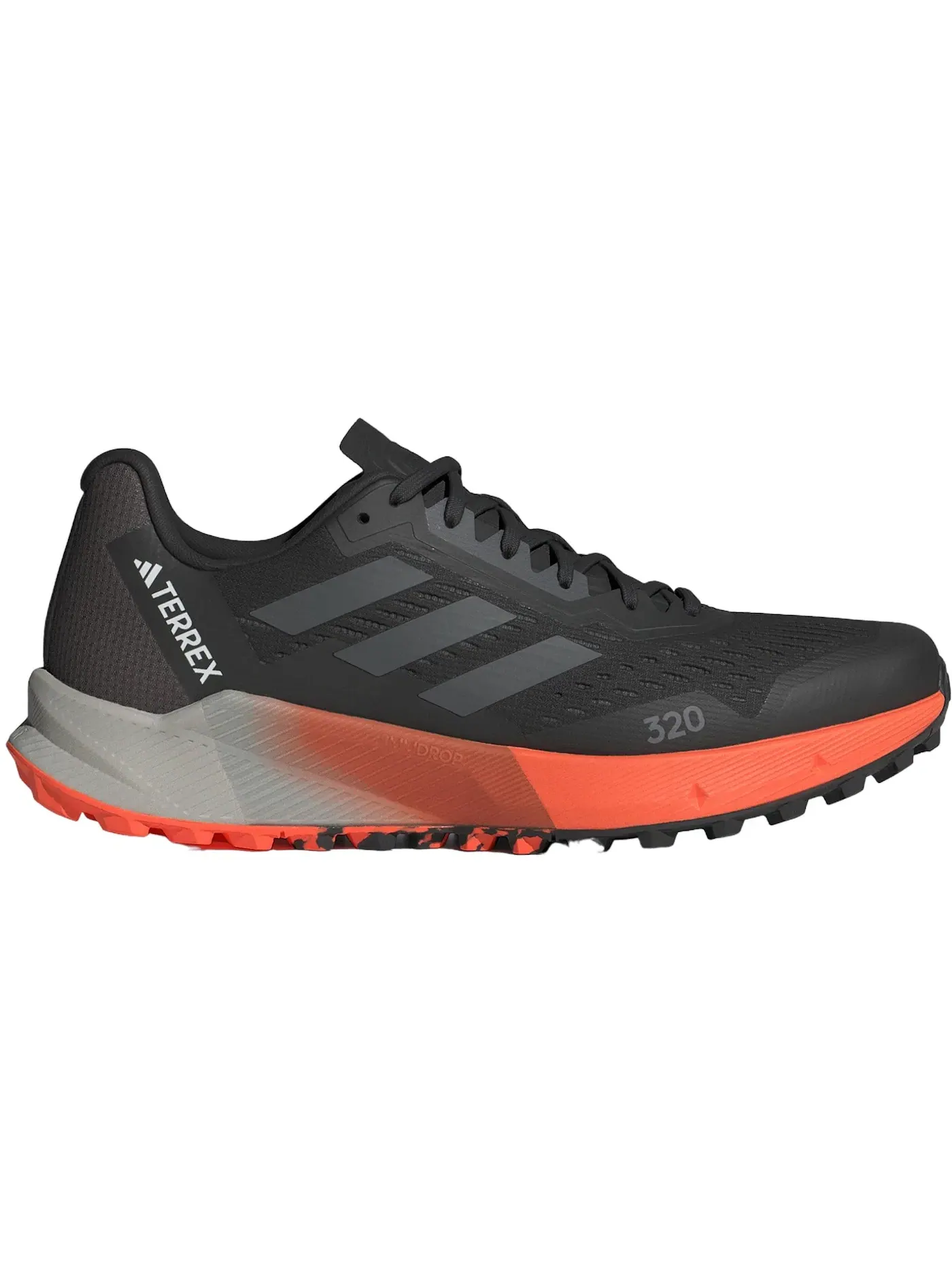 Мужские кроссовки для трейла Terrex Agravic Flow 2.0 Adidas — изображение 1 из 1, черный серый оранжевый