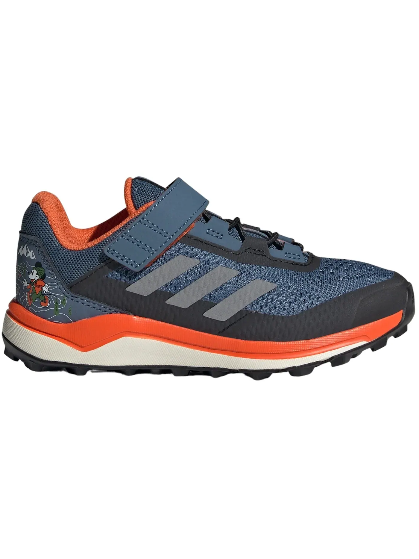Детские кроссовки для трейла с принтом Adidas Terrex Agravic Flow Trail — изображение 1 из 1, серый оранжевый