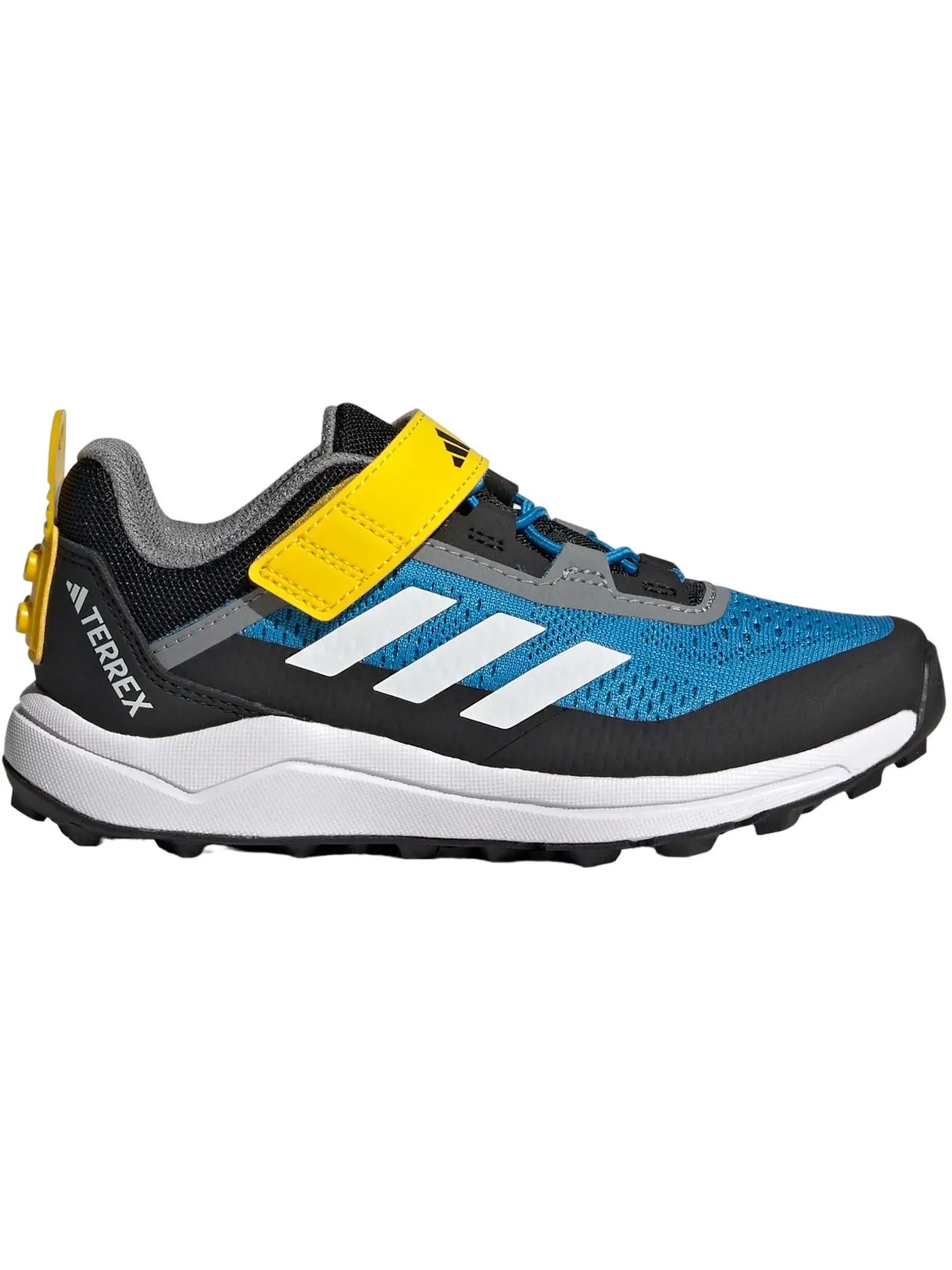 Детские кроссовки для трейла с принтом Adidas Terrex Agravic Flow Trail — изображение 1 из 1, яркий синий белый серый