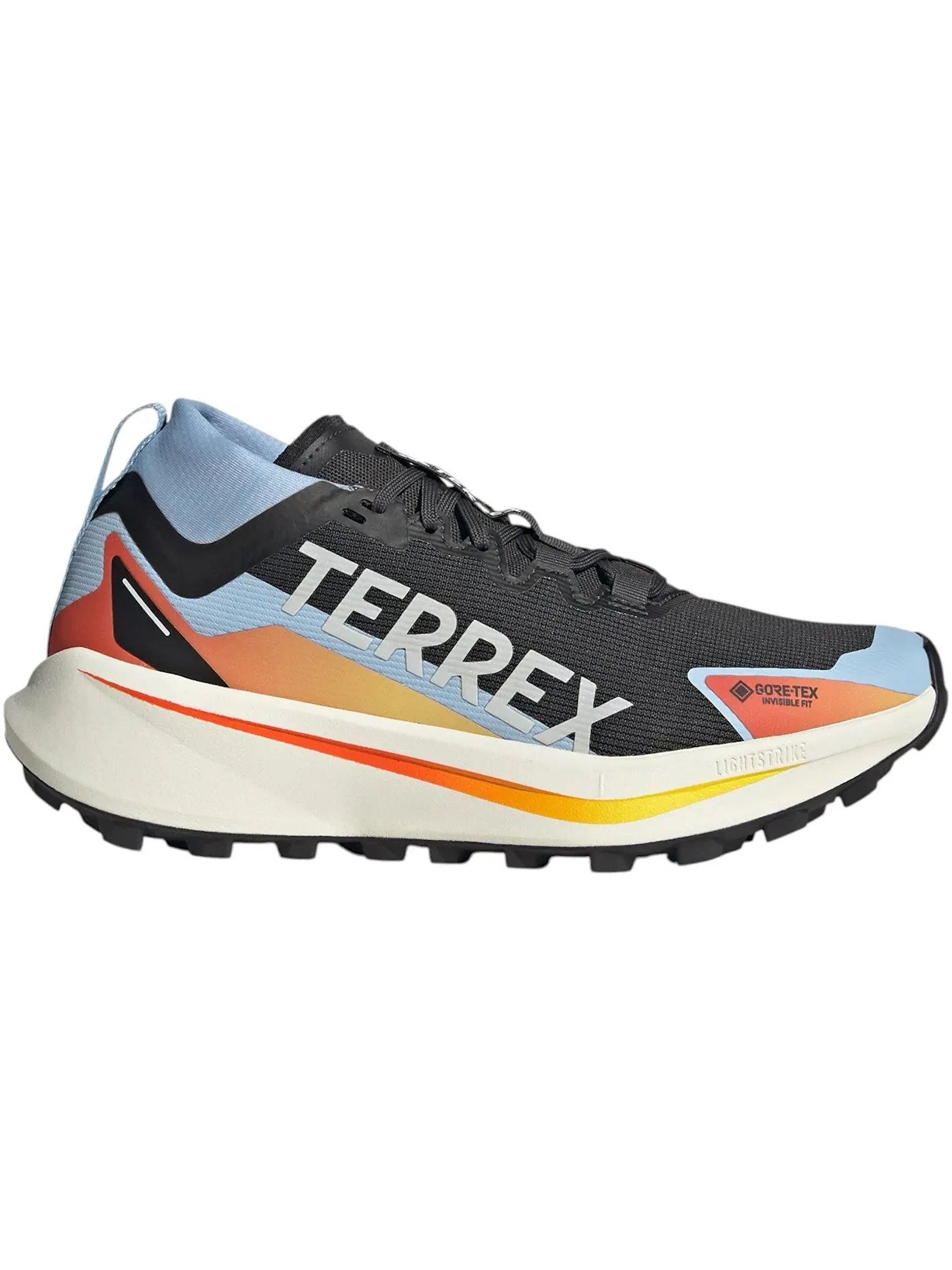 Женские кроссовки для трейла с мембраной Gore-Tex Adidas Terrex Agravic — изображение 1 из 1, черный/белый/синий