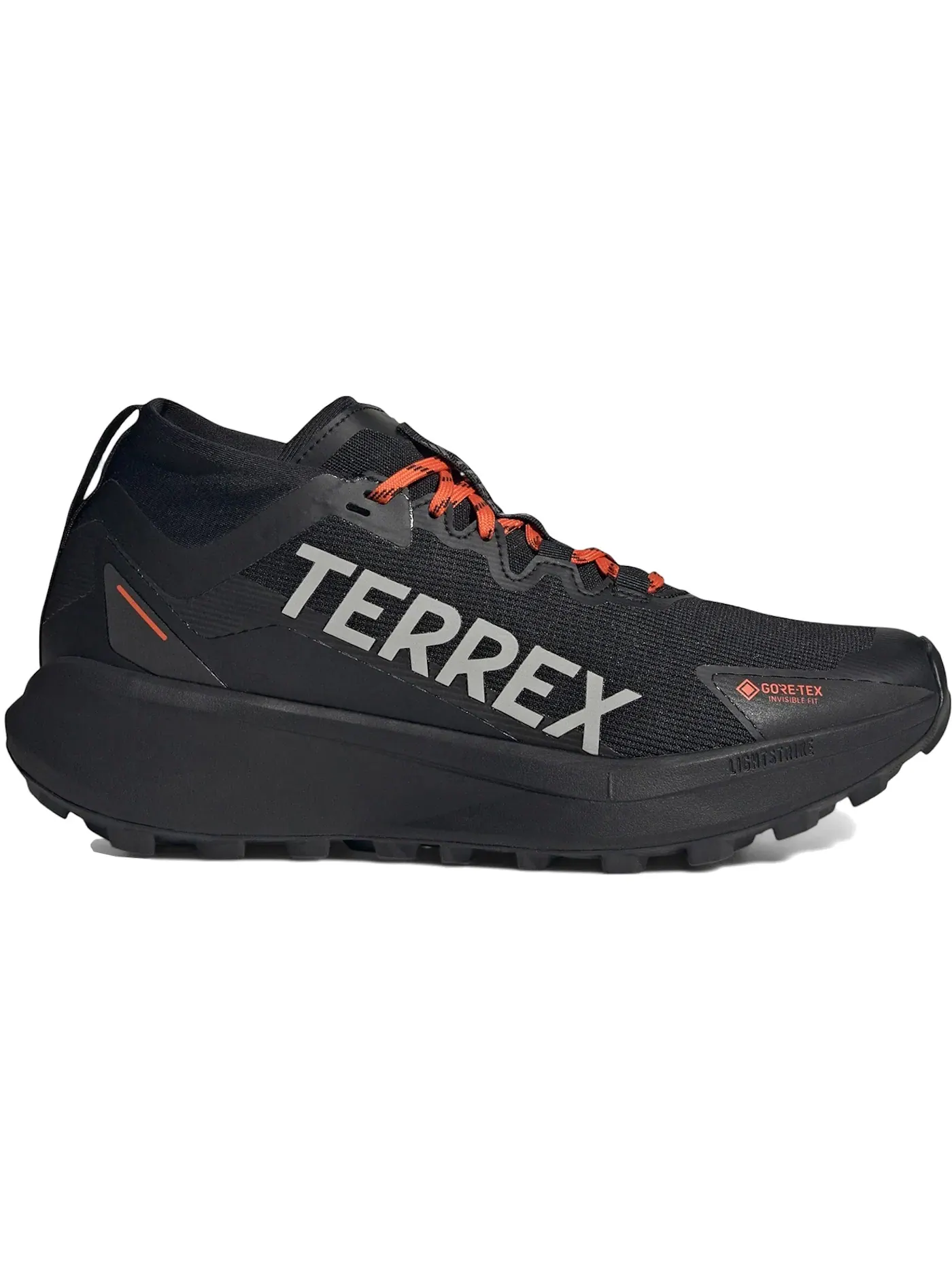 Мужские кроссовки для трейла с мембраной Gore-Tex Adidas Terrex Agravic — изображение 1 из 1, черный/серый/оранжевый