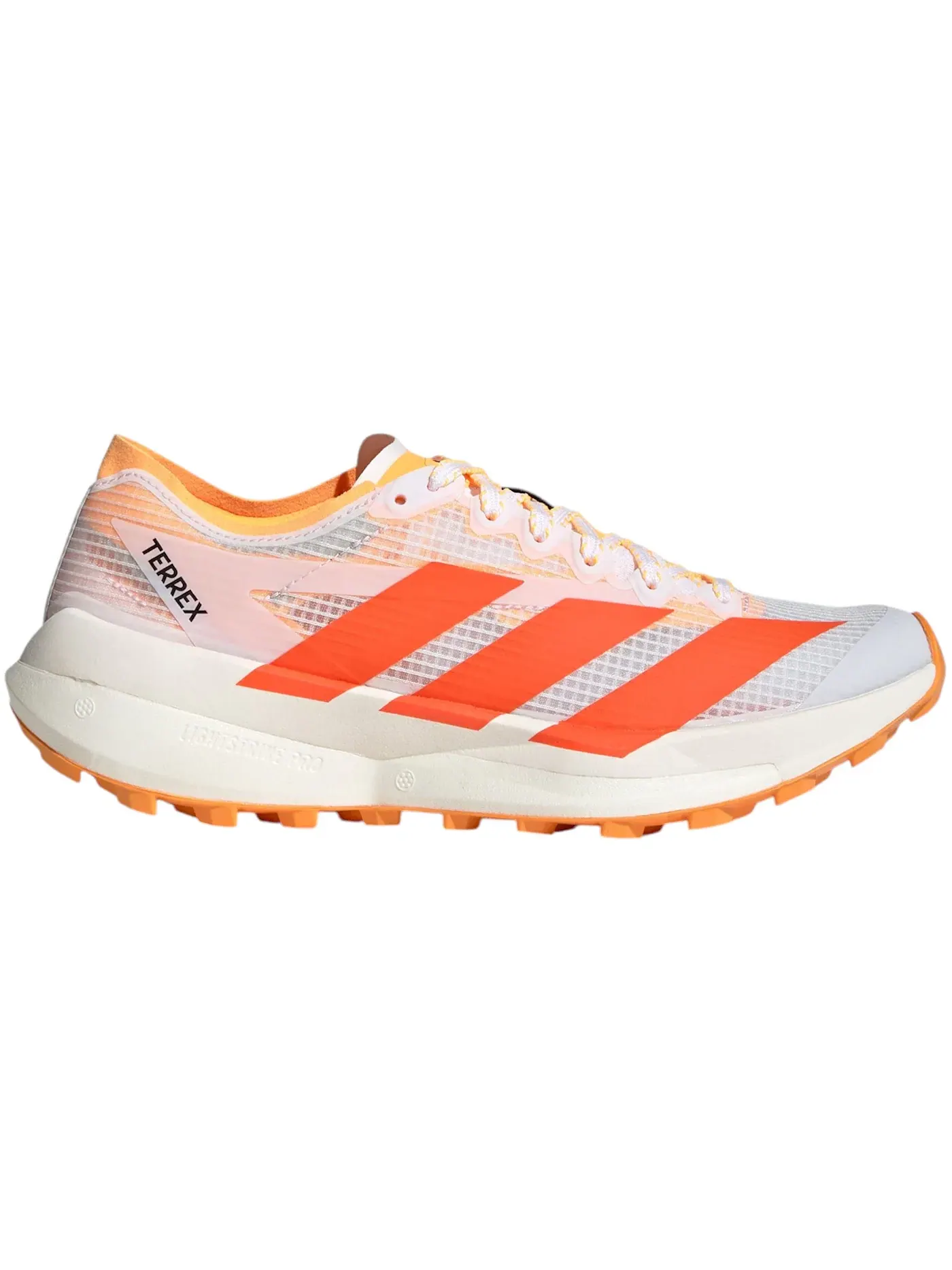 Женские кроссовки для трейла с длинным рукавом Adidas Terrex Agravic Speed 2 Trail — изображение 1 из 1, белый оранжевый