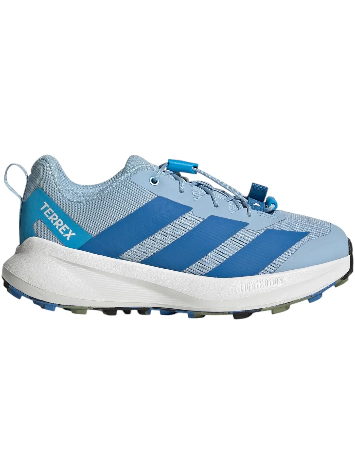 Детские кроссовки для бега по бездорожью с принтом Adidas Terrex Agravic Trail — изображение 1 из 1, синий синий зеленый