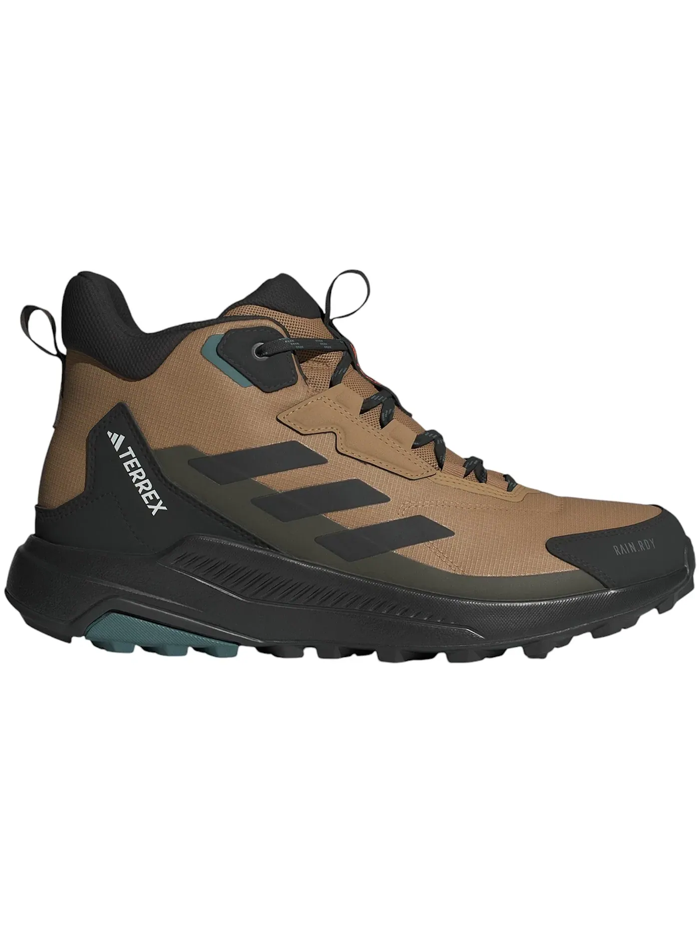 Мужские кроссовки для бега с мембраной Adidas Terrex Anylander Mid Rain.RDY — изображение 1 из 1, черный оливковый
