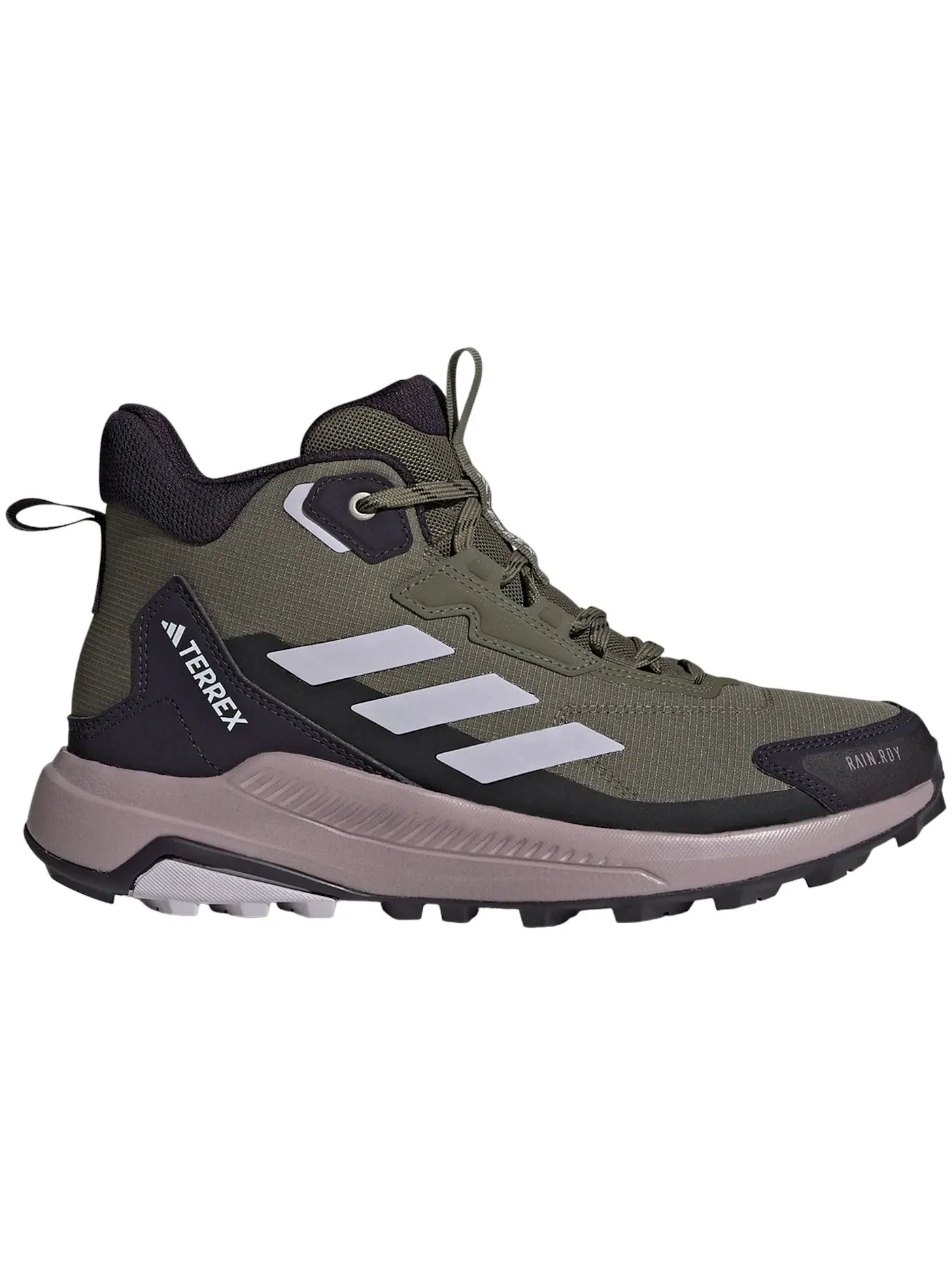 Женские кроссовки для бега Terrex Anylander Rain.RDY Adidas — изображение 1 из 1, оливковый/серебристый