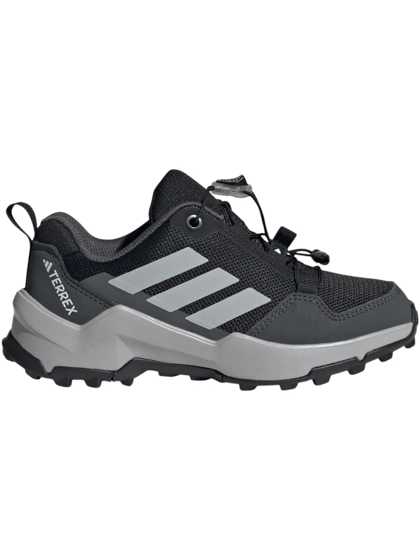 Детские кроссовки для активного отдыха Adidas Terrex Ax4S Speed Lacing — изображение 1 из 1, черный/серый/серый