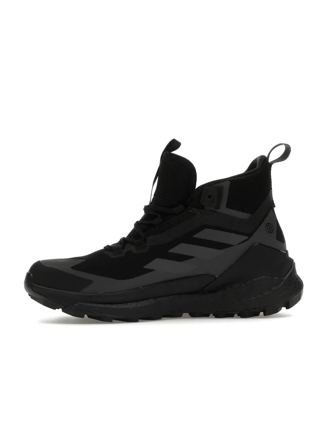 Мужские кроссовки для трейлраннинга Adidas Terrex Free Hiker 2 Gore-Tex — изображение 3 из 4, черный/серый/серый