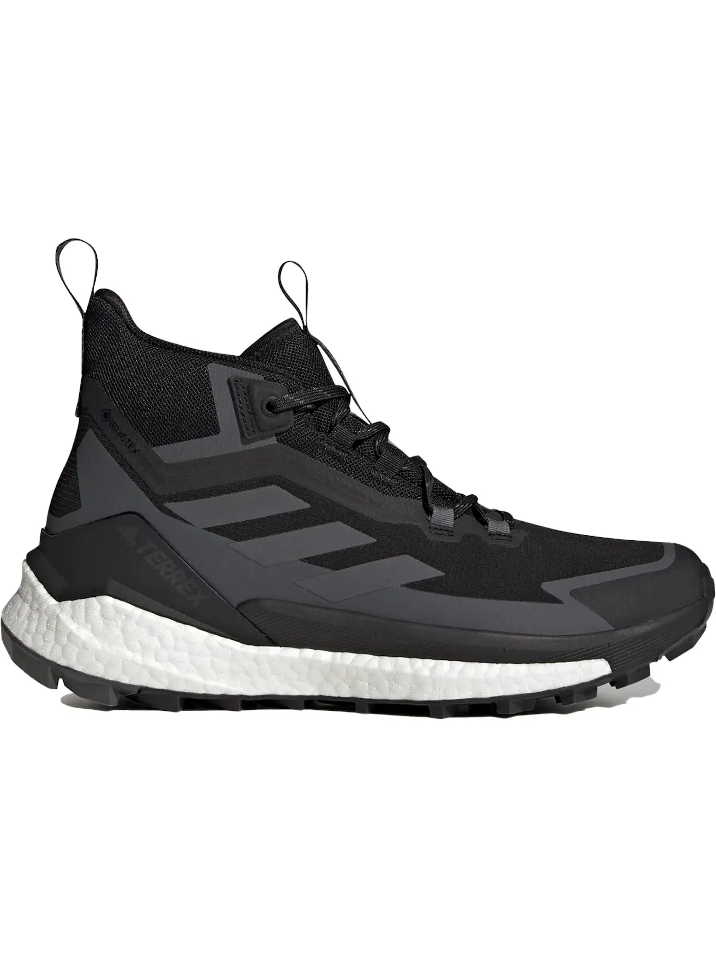 Мужские кроссовки для активного отдыха Adidas Terrex Free Hiker 2 Gore-Tex — изображение 1 из 1, черный/серый/серый