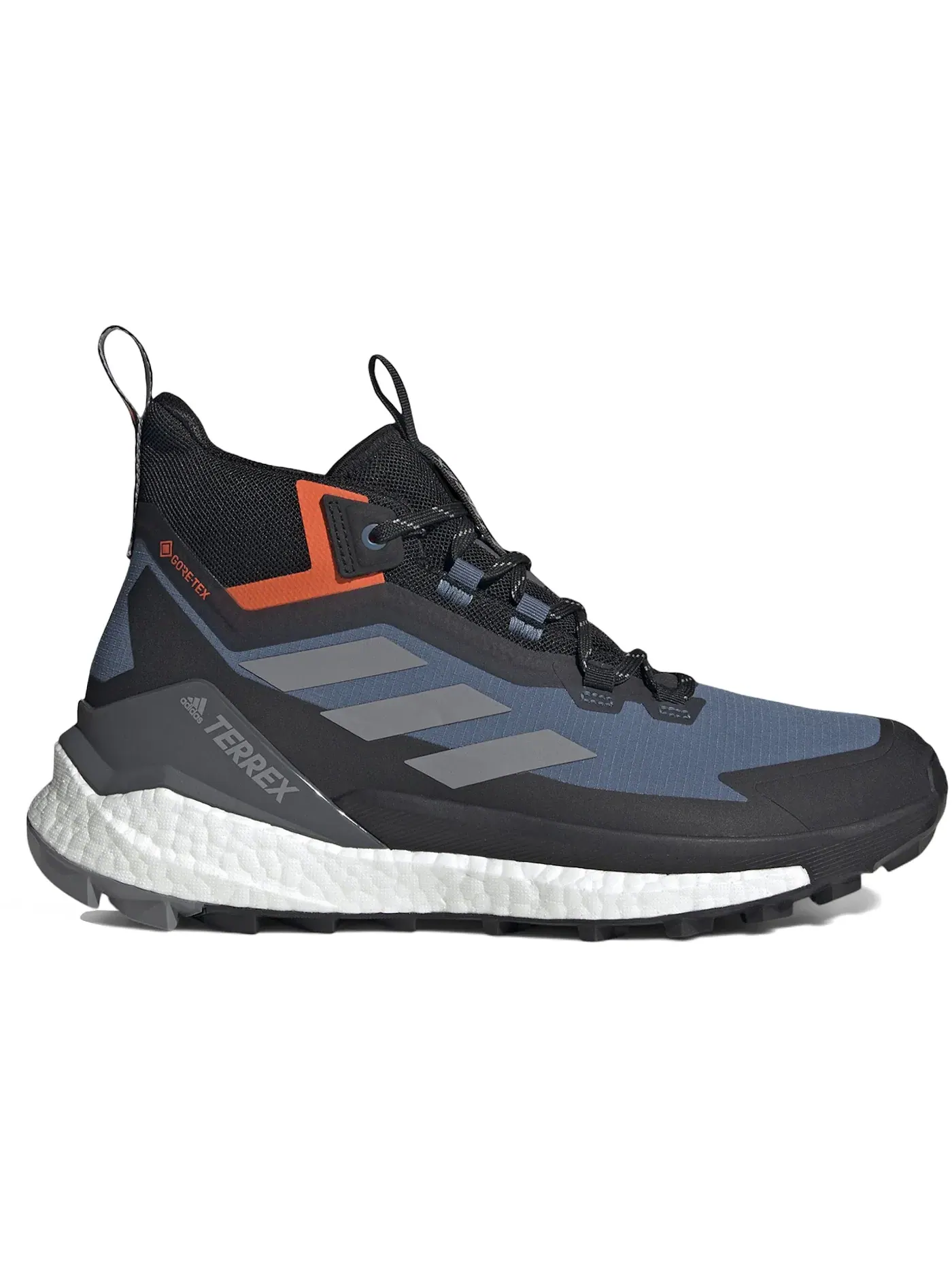 Женские кроссовки для треккинга с мембраной Gore-Tex Adidas Terrex Free Hiker 2 — изображение 1 из 1, серый/оранжевый