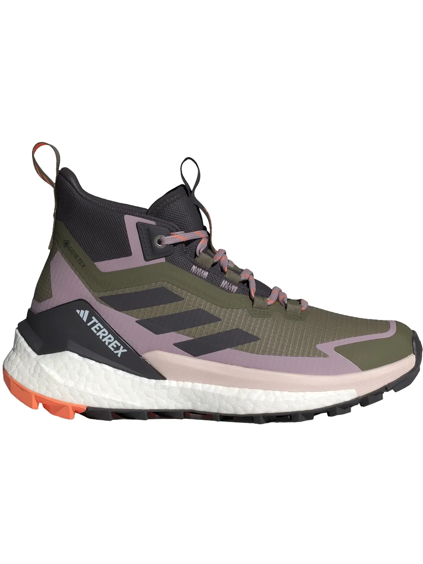 Женские кроссовки для треккинга с мембраной Gore-Tex Adidas Terrex Free Hiker 2.0 — изображение 1 из 1, оливковый черный