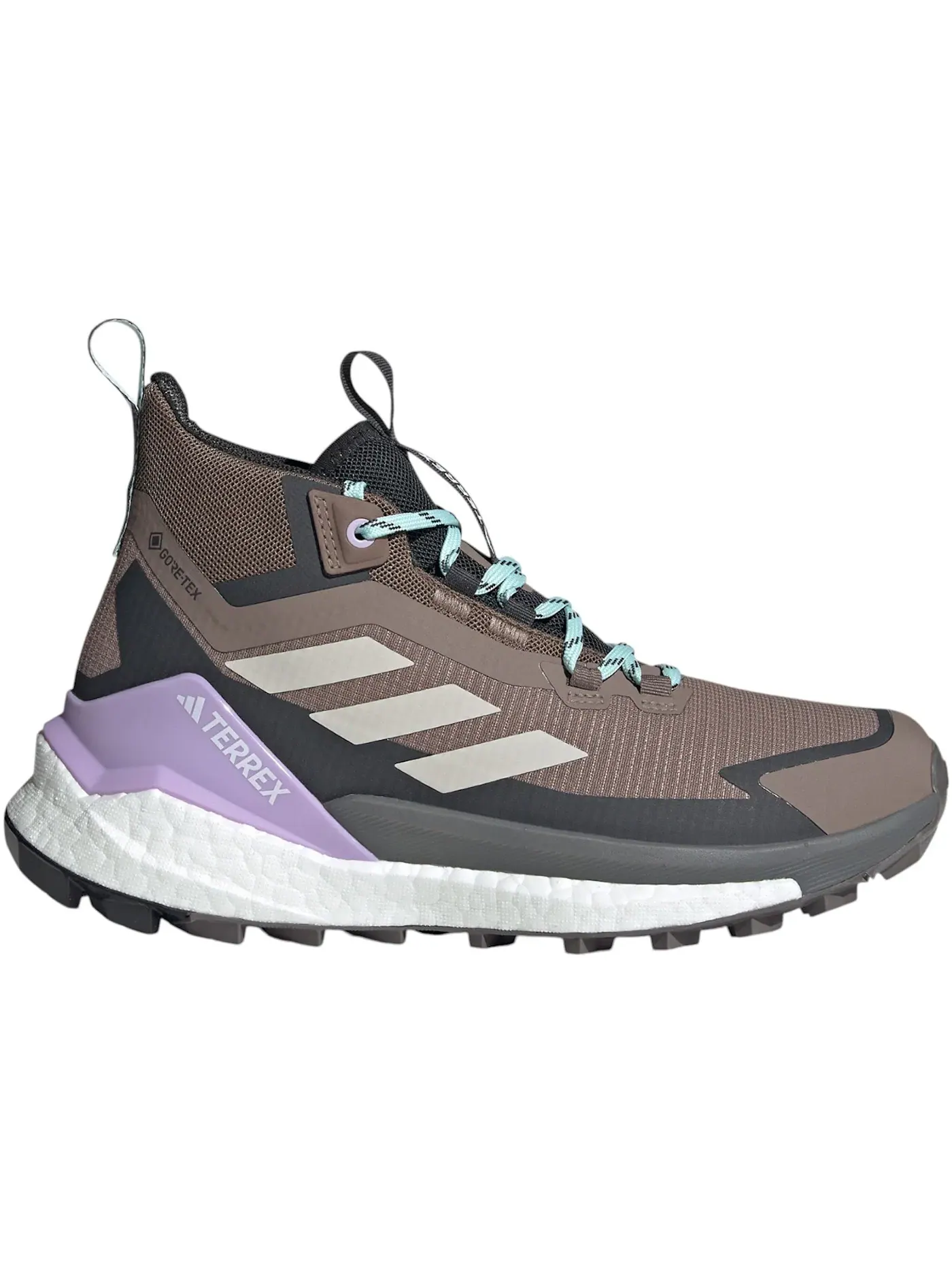Женские кроссовки для треккинга с мембраной Gore-Tex Adidas Terrex Free Hiker 2.0 — изображение 1 из 1, коричневый/бежевый