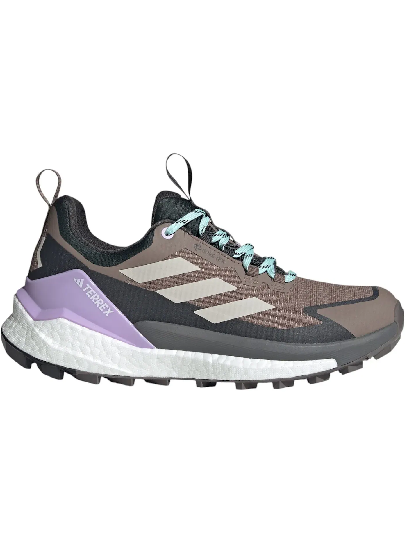 Женские кроссовки для трекинга с мембраной Gore-Tex Adidas Terrex Free Hiker 2.0 Low — изображение 1 из 1, коричневый/бежевый