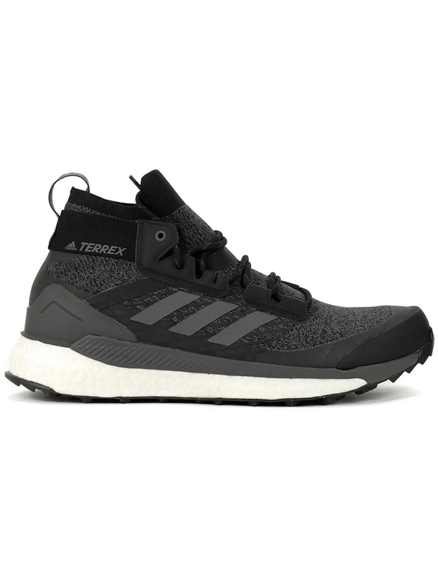 Мужские кроссовки для трейлраннинга Adidas Terrex Free Hiker — изображение 1 из 1, черный/серый/оранжевый