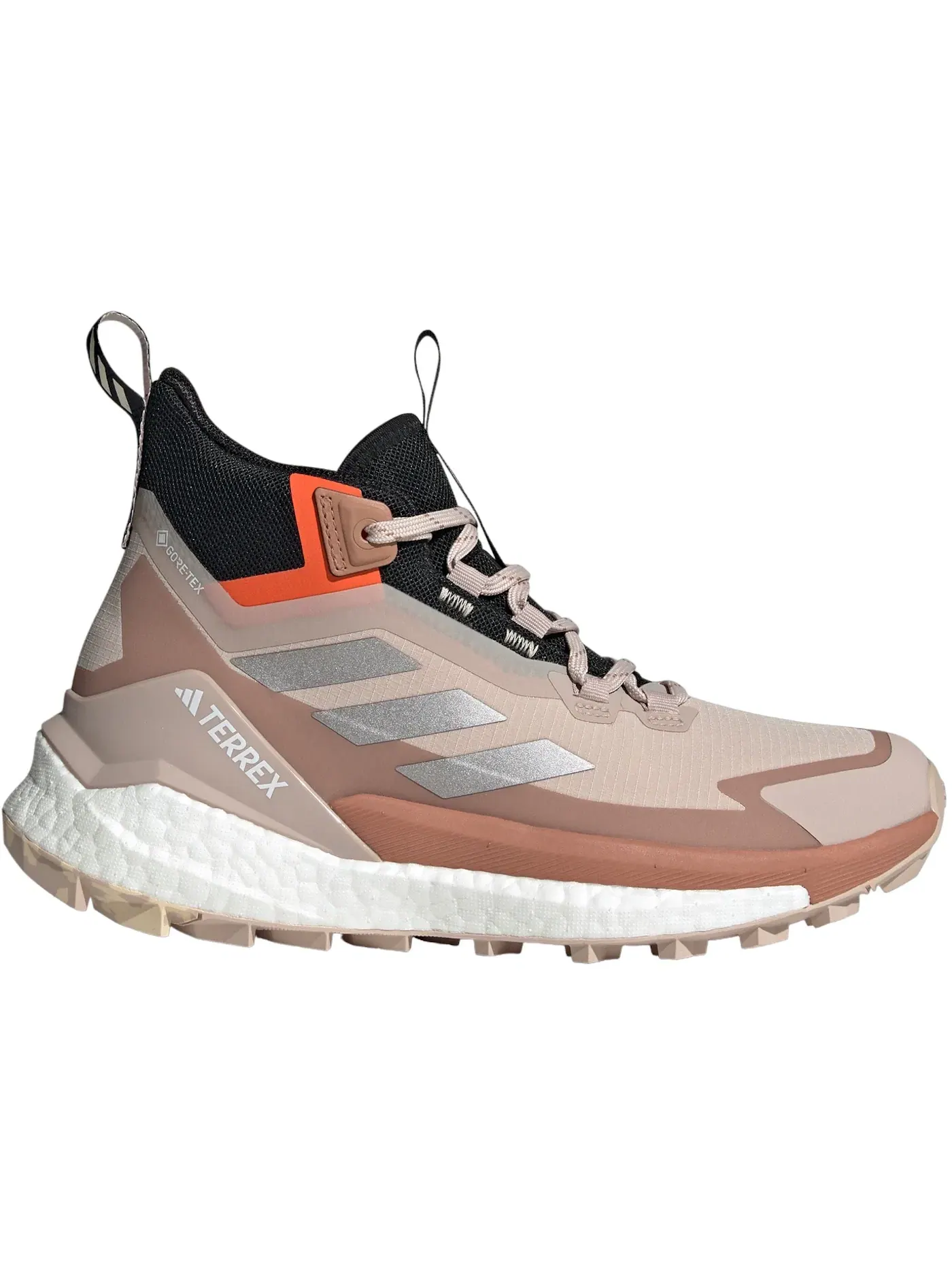 Женские треккинговые ботинки с мембраной Gore-Tex Adidas Terrex Free Hiker Gore-Tex 2.0 — изображение 1 из 1, оранжевый